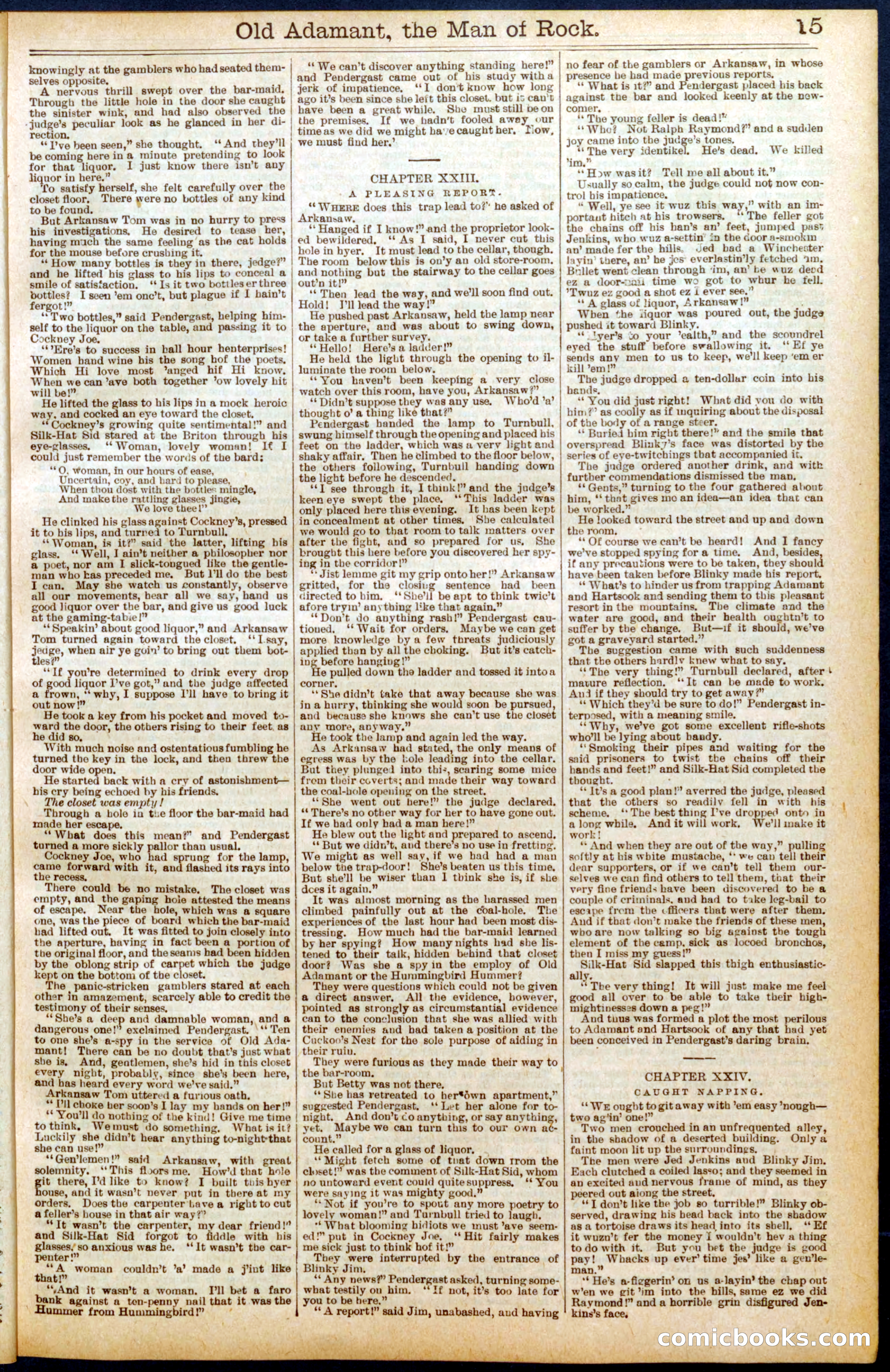 Beadle's Dime Library No. 666 — page 15 of 32