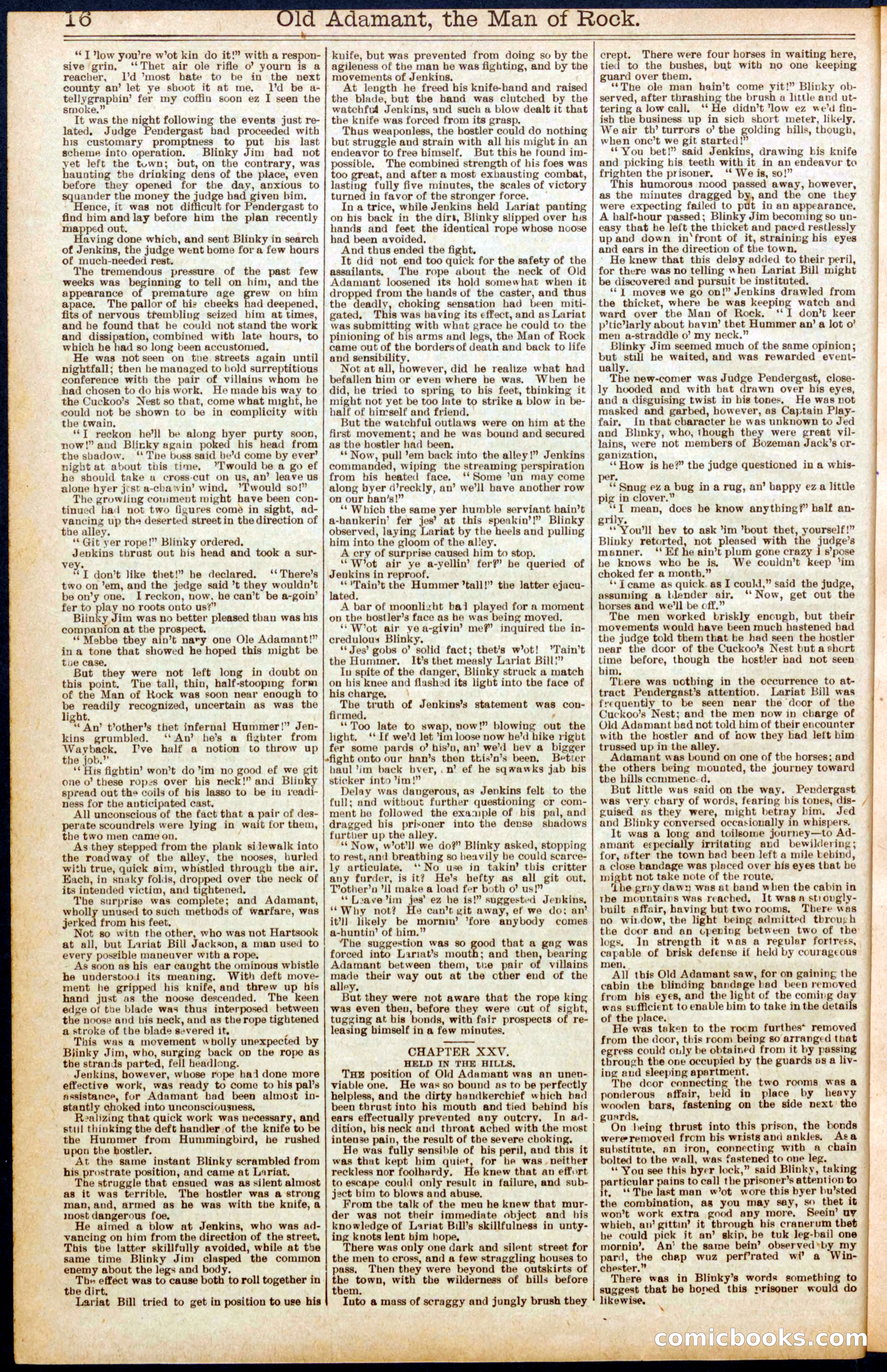 Beadle's Dime Library No. 666 — page 16 of 32