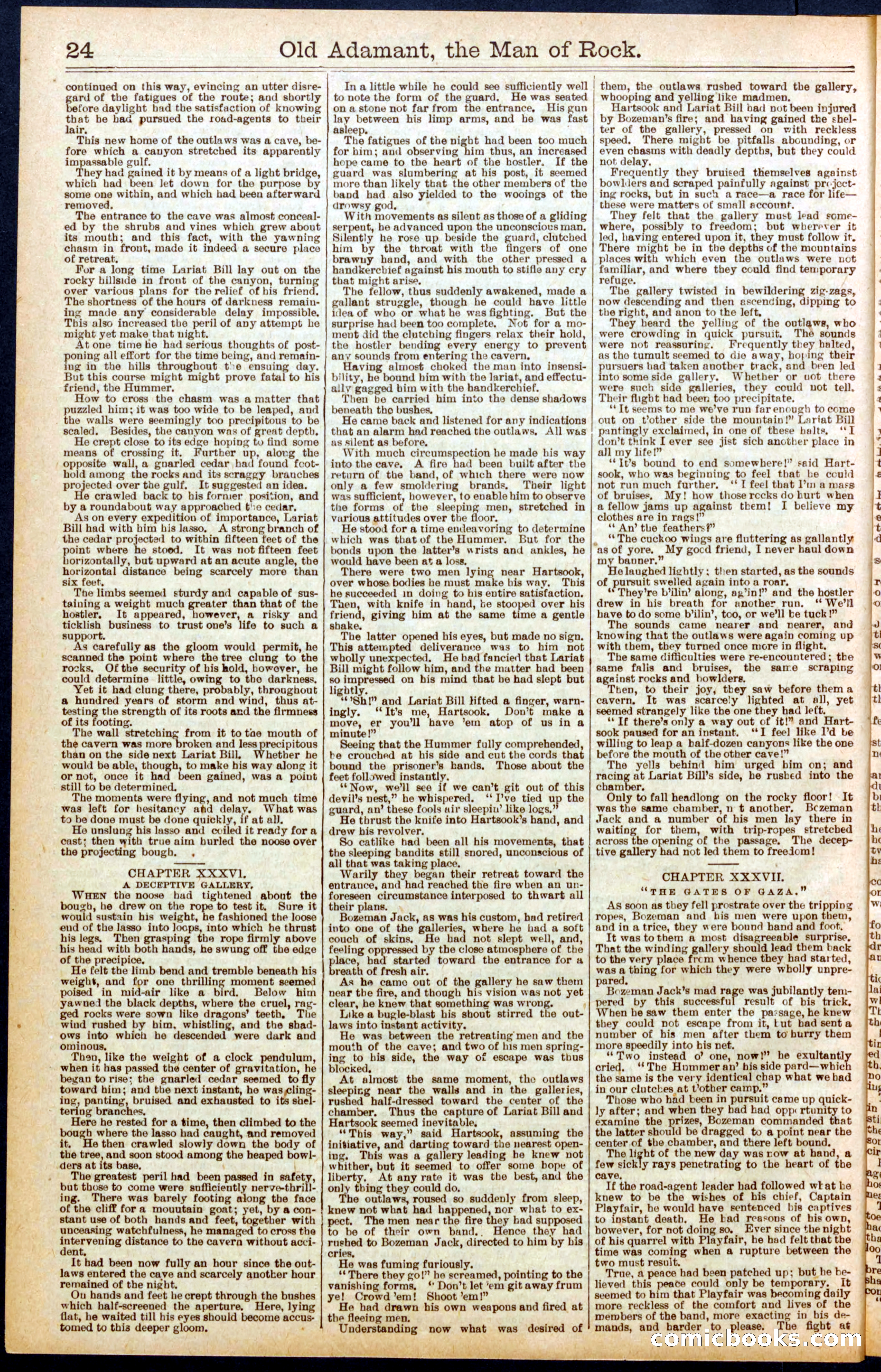 Beadle's Dime Library No. 666 — page 24 of 32