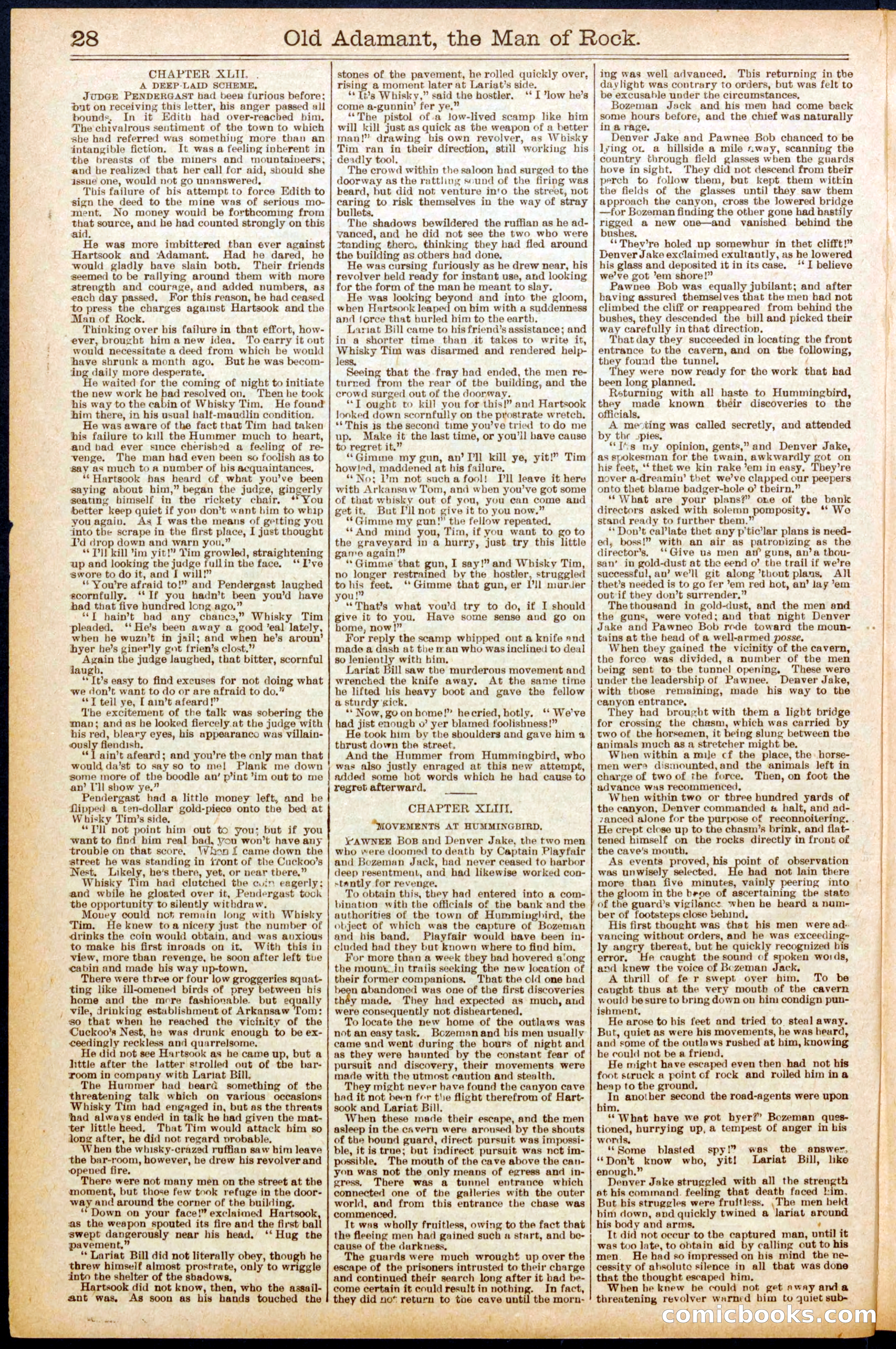 Beadle's Dime Library No. 666 — page 28 of 32