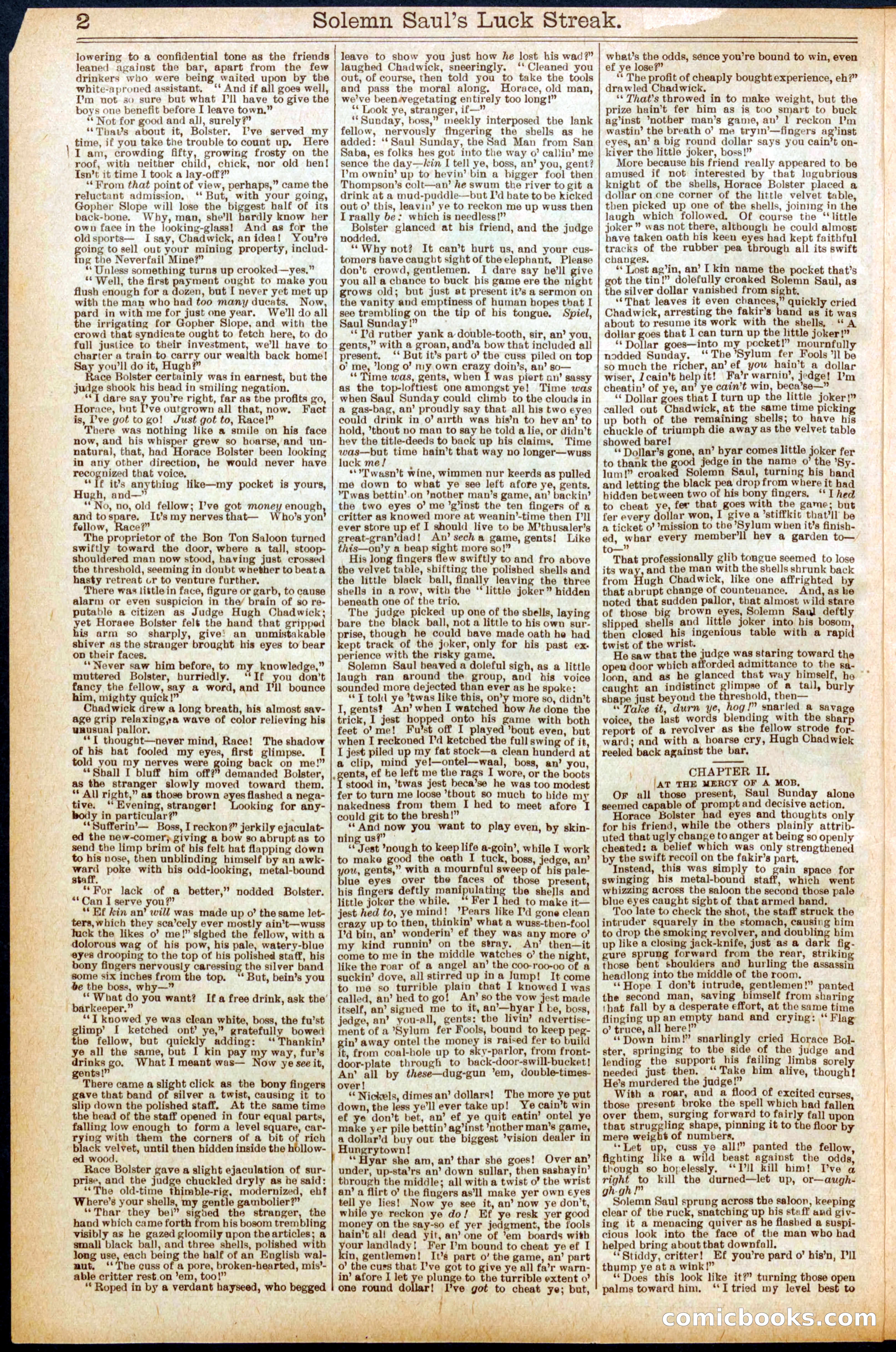 Beadle's New York Dime Library No. 668 — page 2 of 32