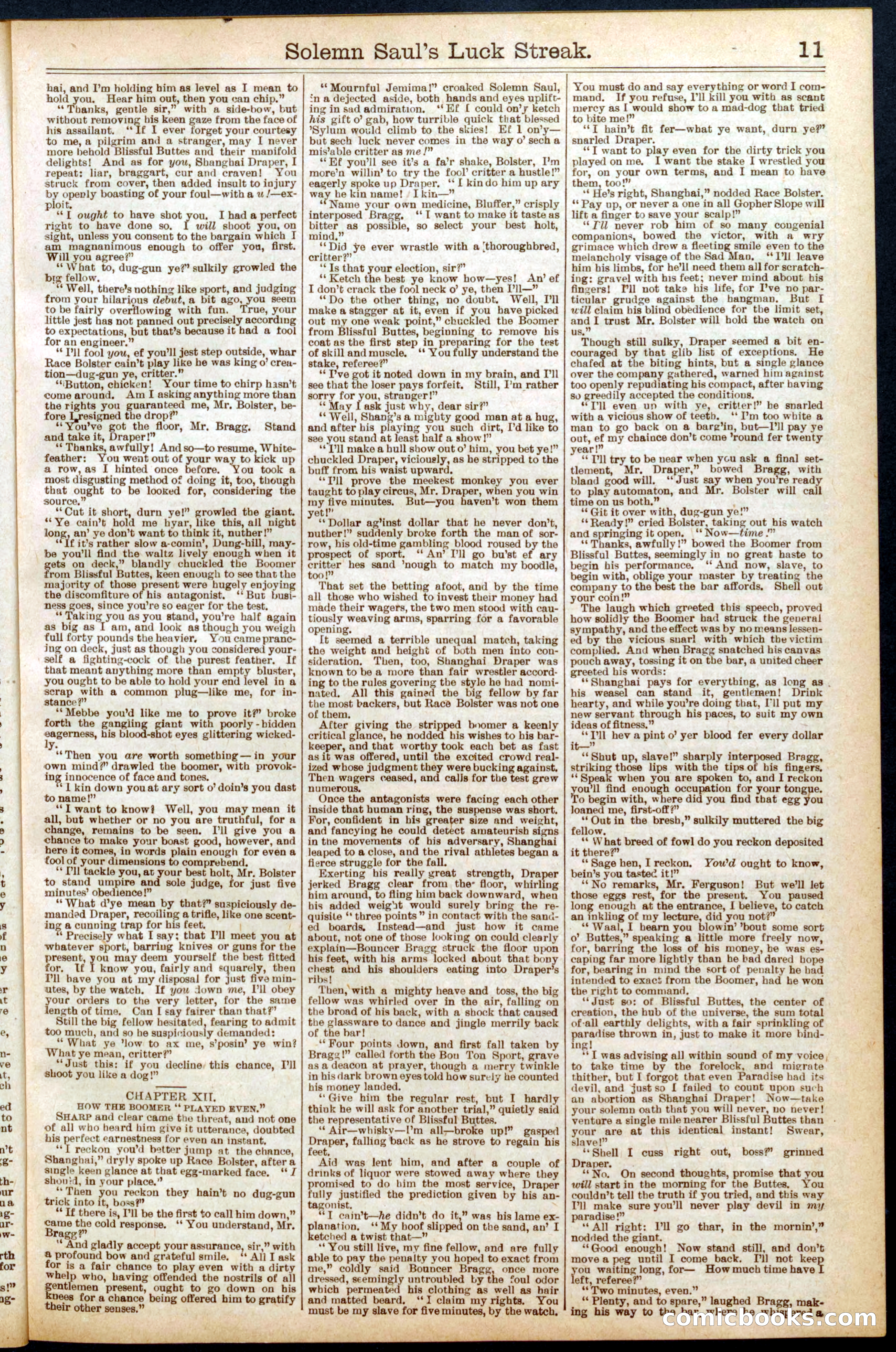Beadle's New York Dime Library No. 668 — page 11 of 32