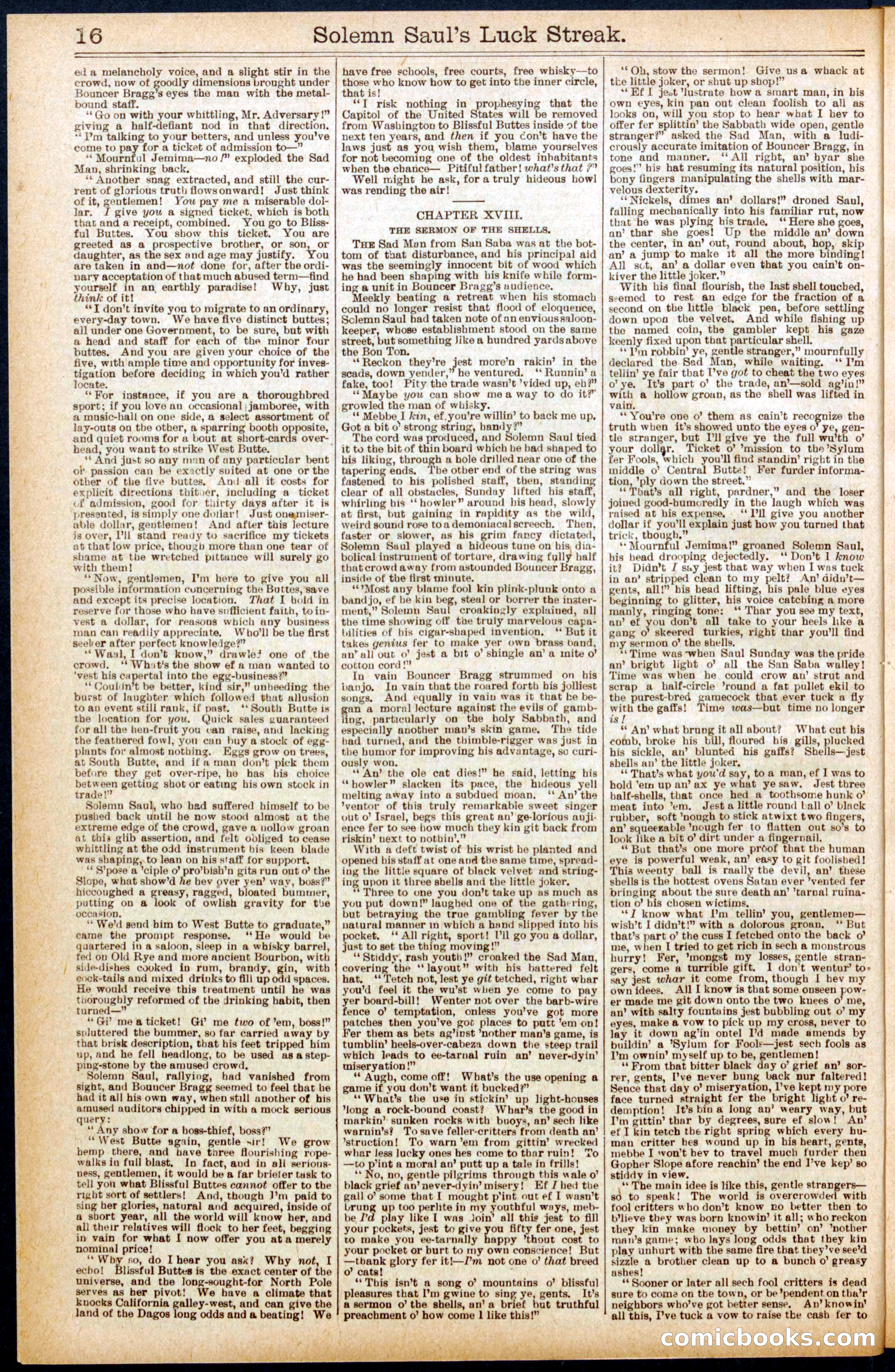 Beadle's New York Dime Library No. 668 — page 16 of 32