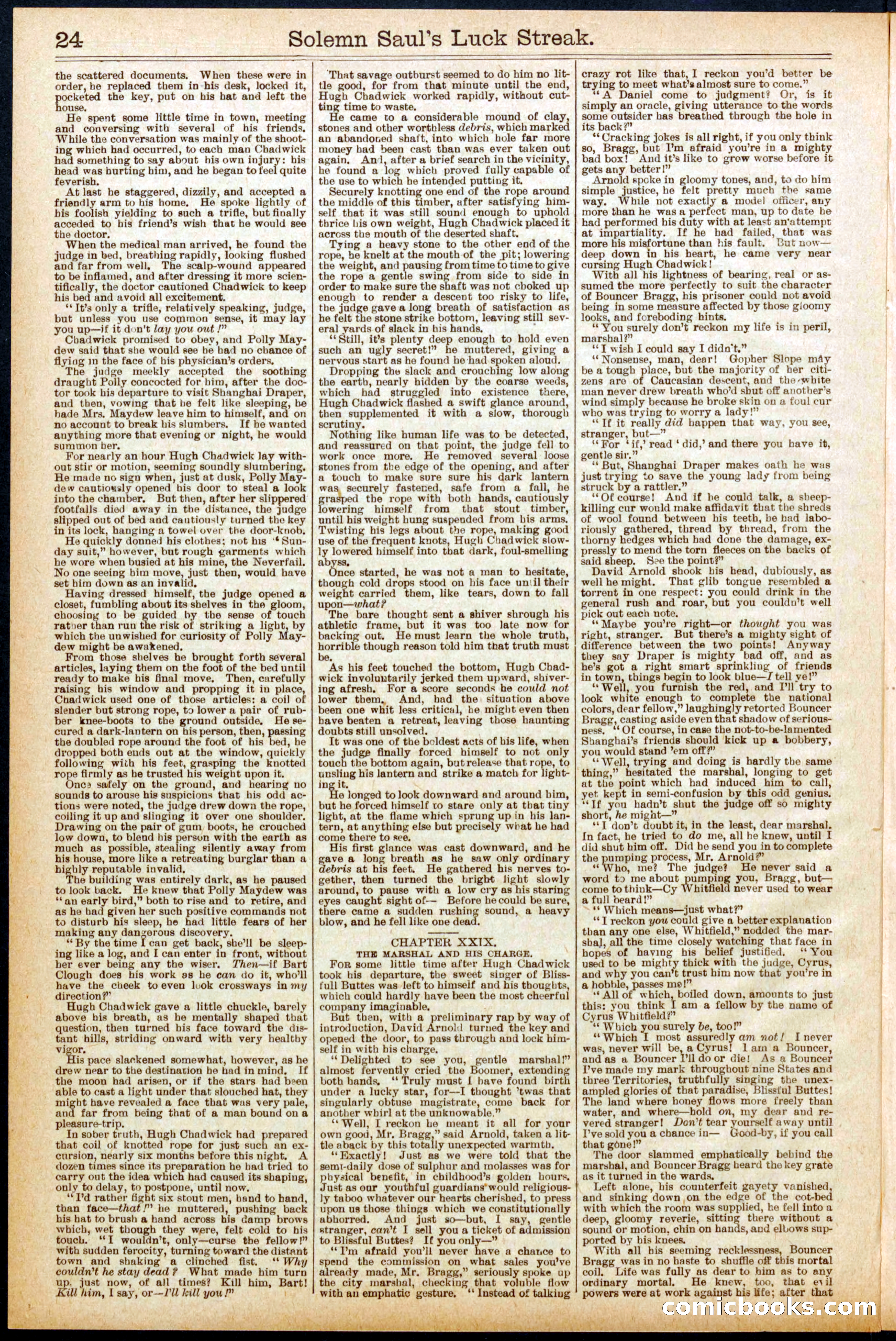 Beadle's New York Dime Library No. 668 — page 24 of 32