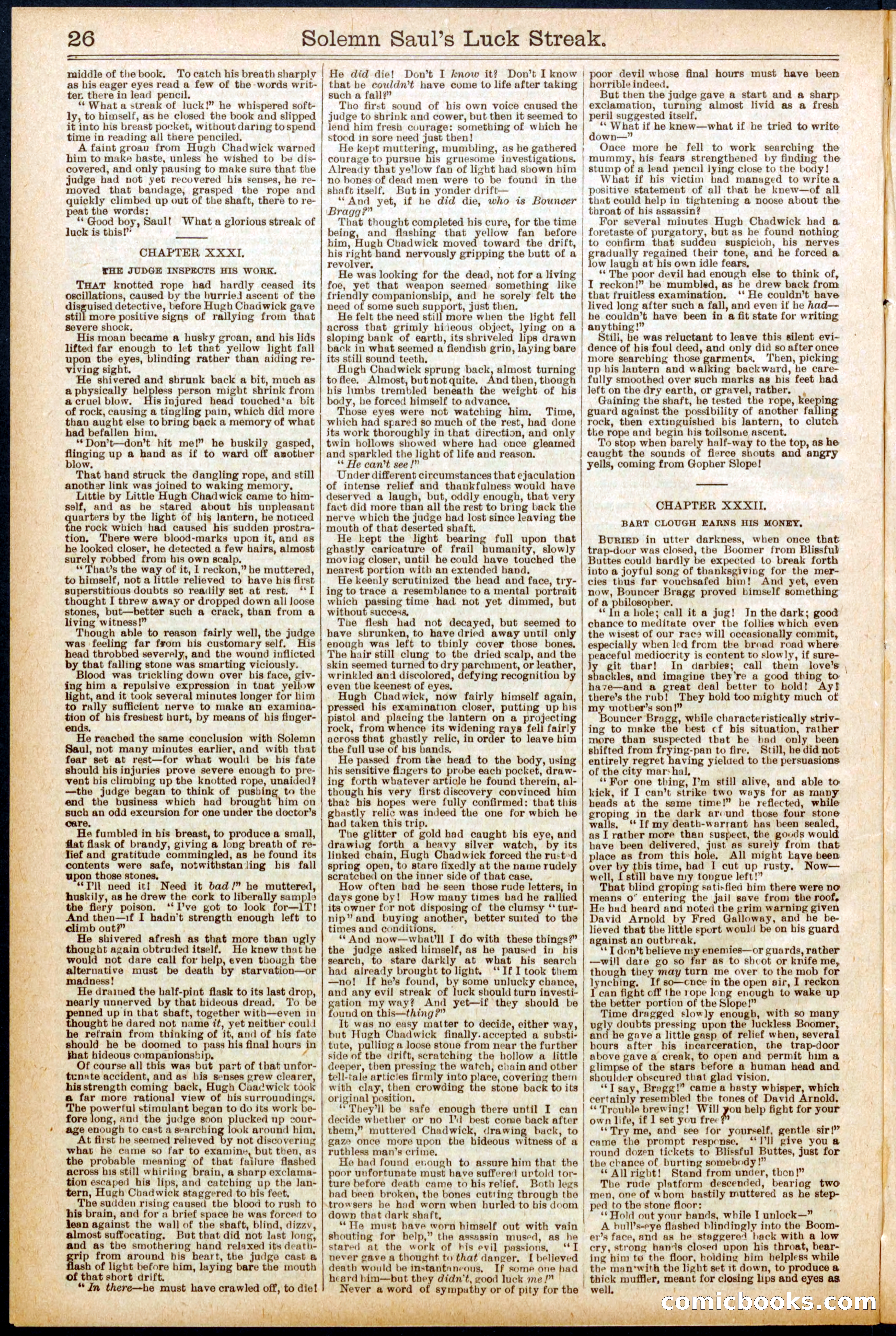 Beadle's New York Dime Library No. 668 — page 26 of 32