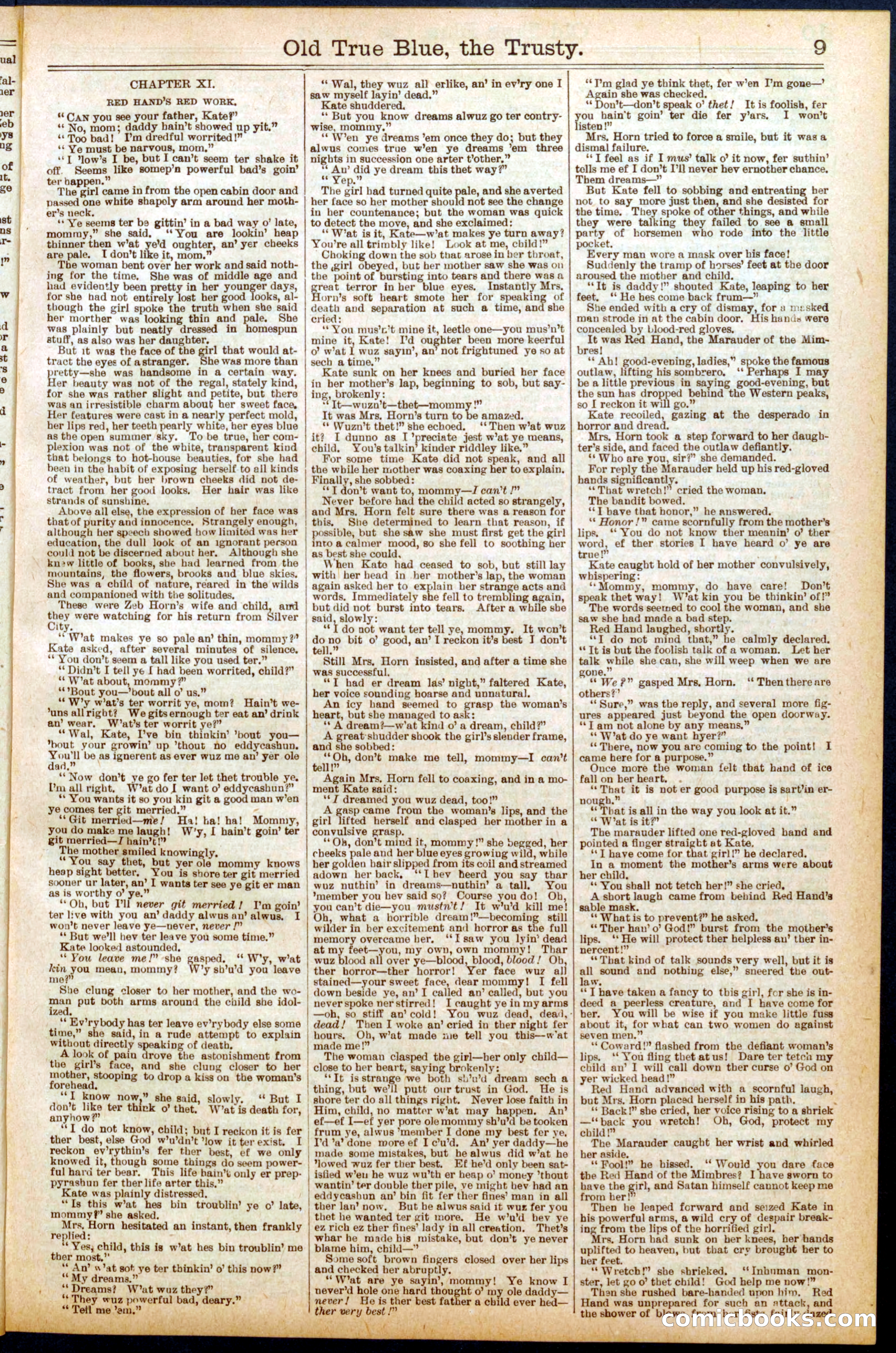 Beadle's New York Dime Library, No. 669 — page 9 of 32