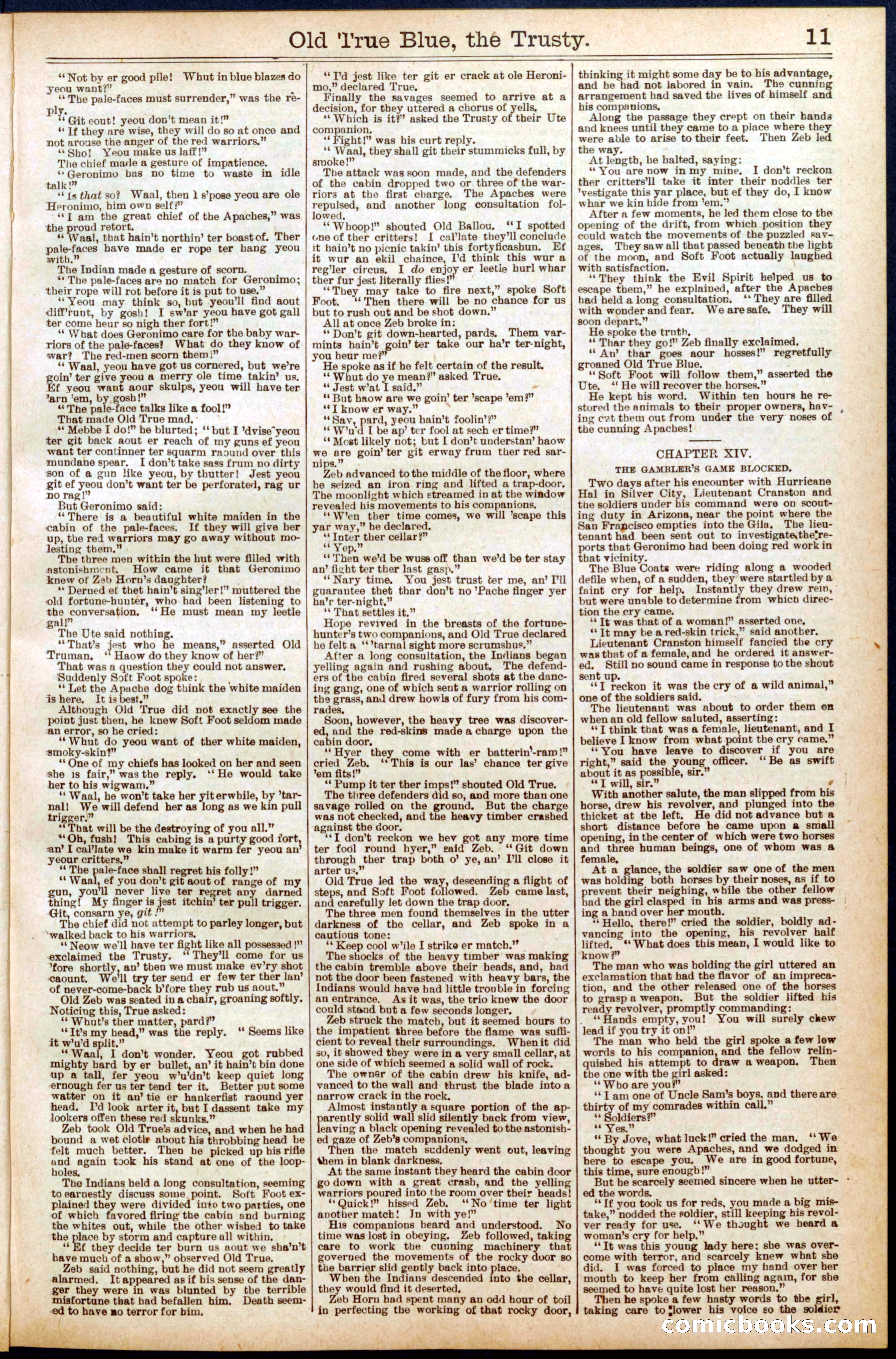 Beadle's New York Dime Library, No. 669 — page 11 of 32