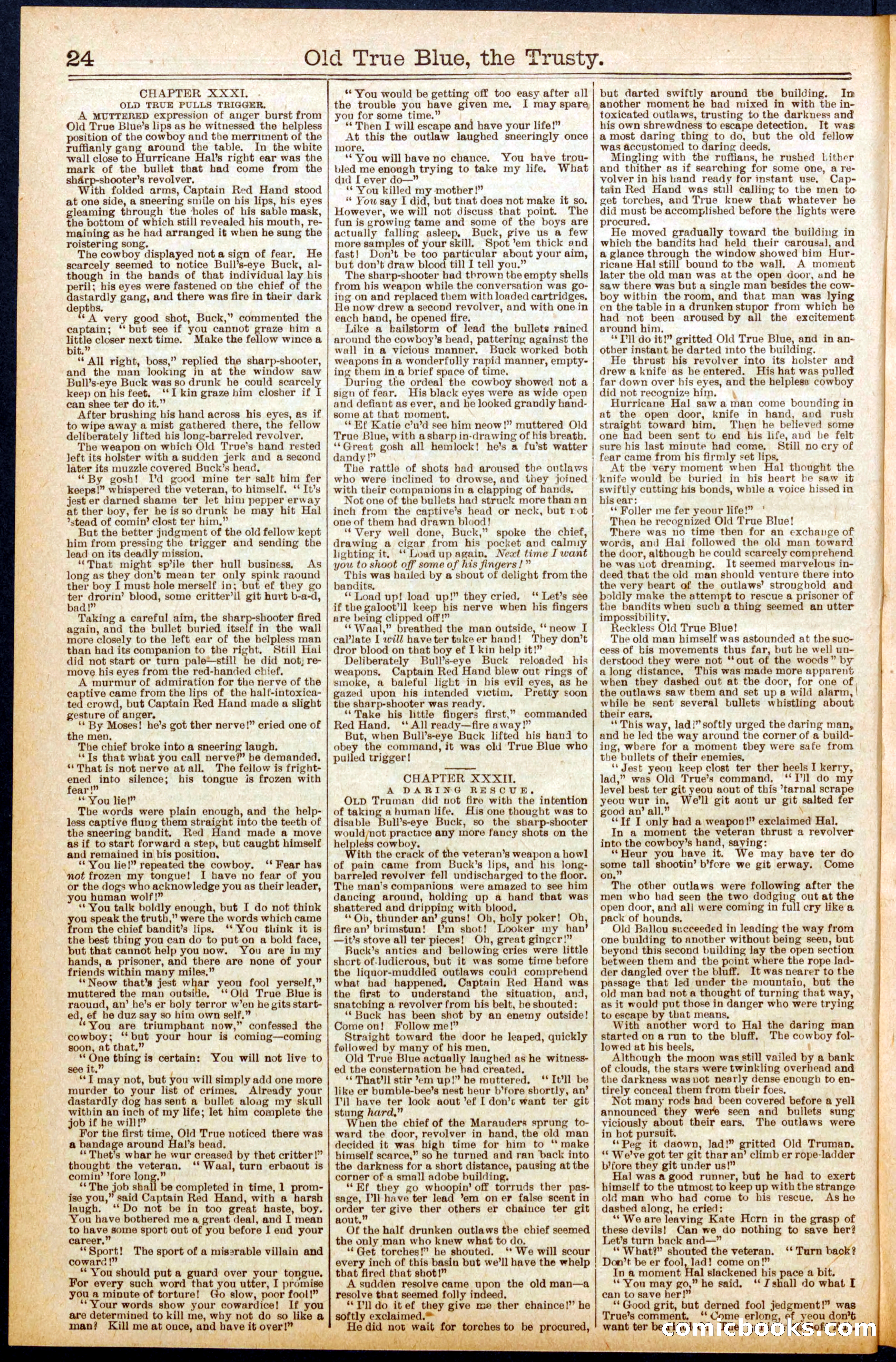 Beadle's New York Dime Library, No. 669 — page 24 of 32