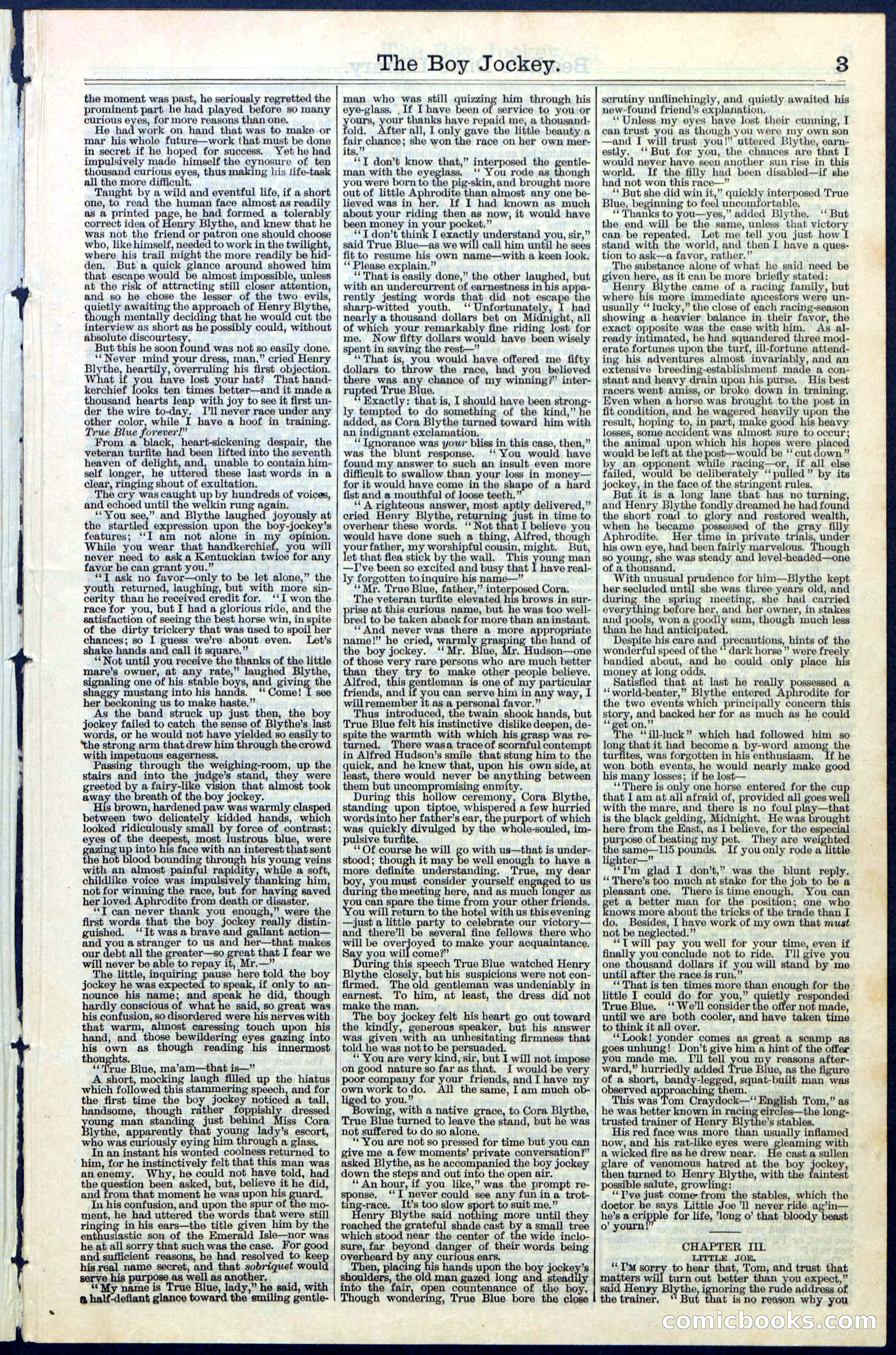 Beadle's New York Dime Library, No. 67 — page 3 of 32