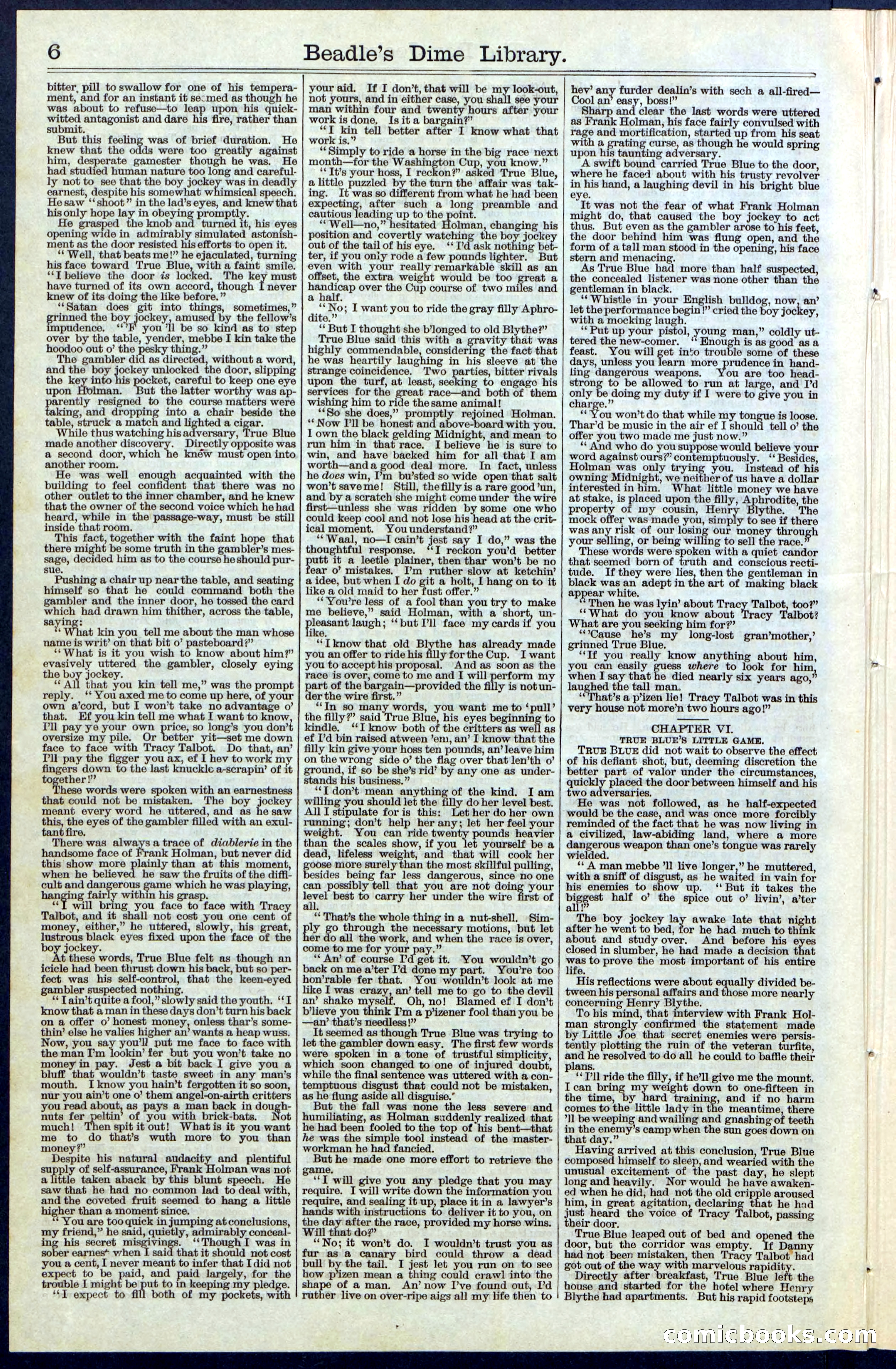 Beadle's New York Dime Library, No. 67 — page 6 of 32