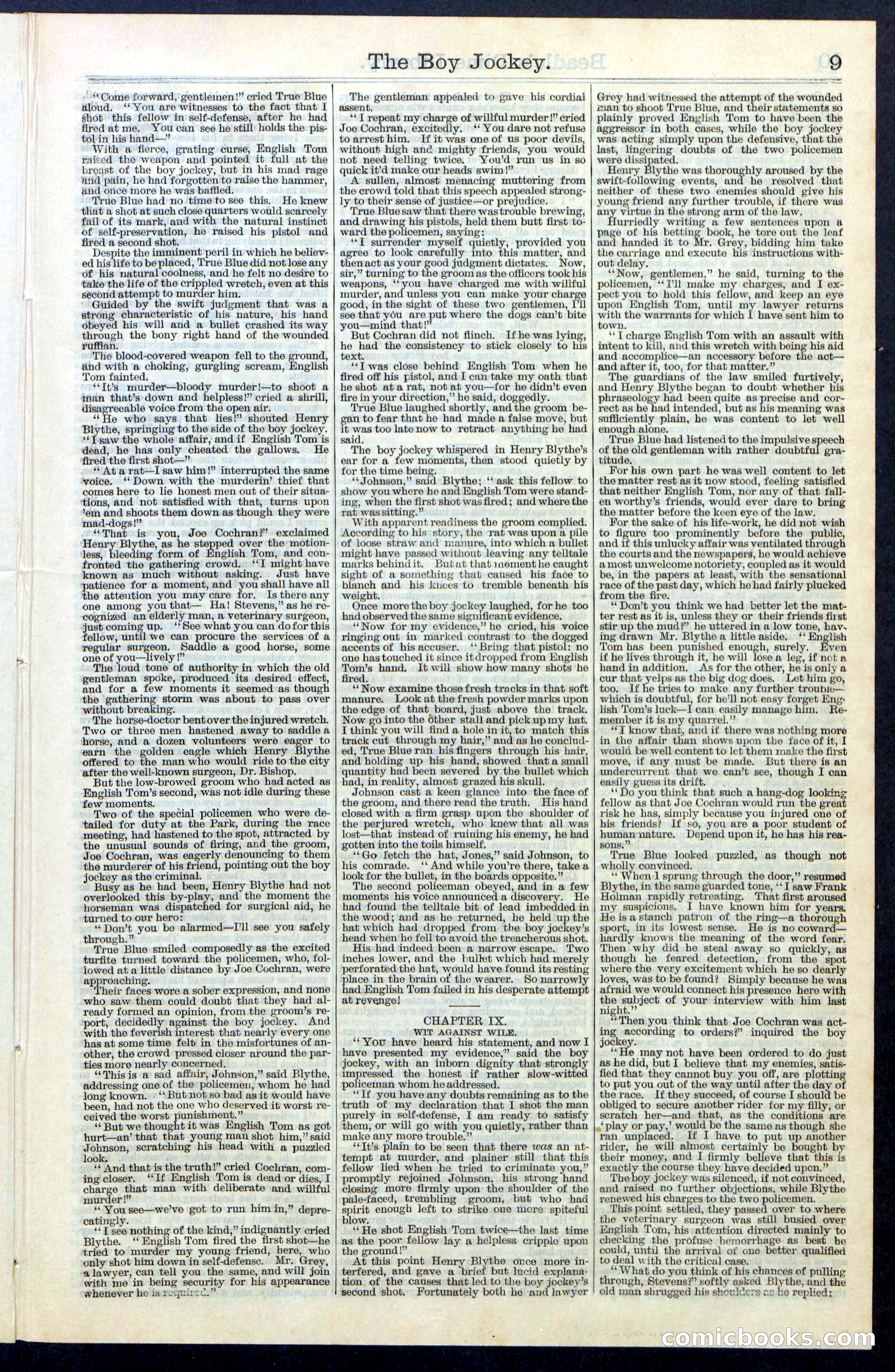 Beadle's New York Dime Library, No. 67 — page 9 of 32