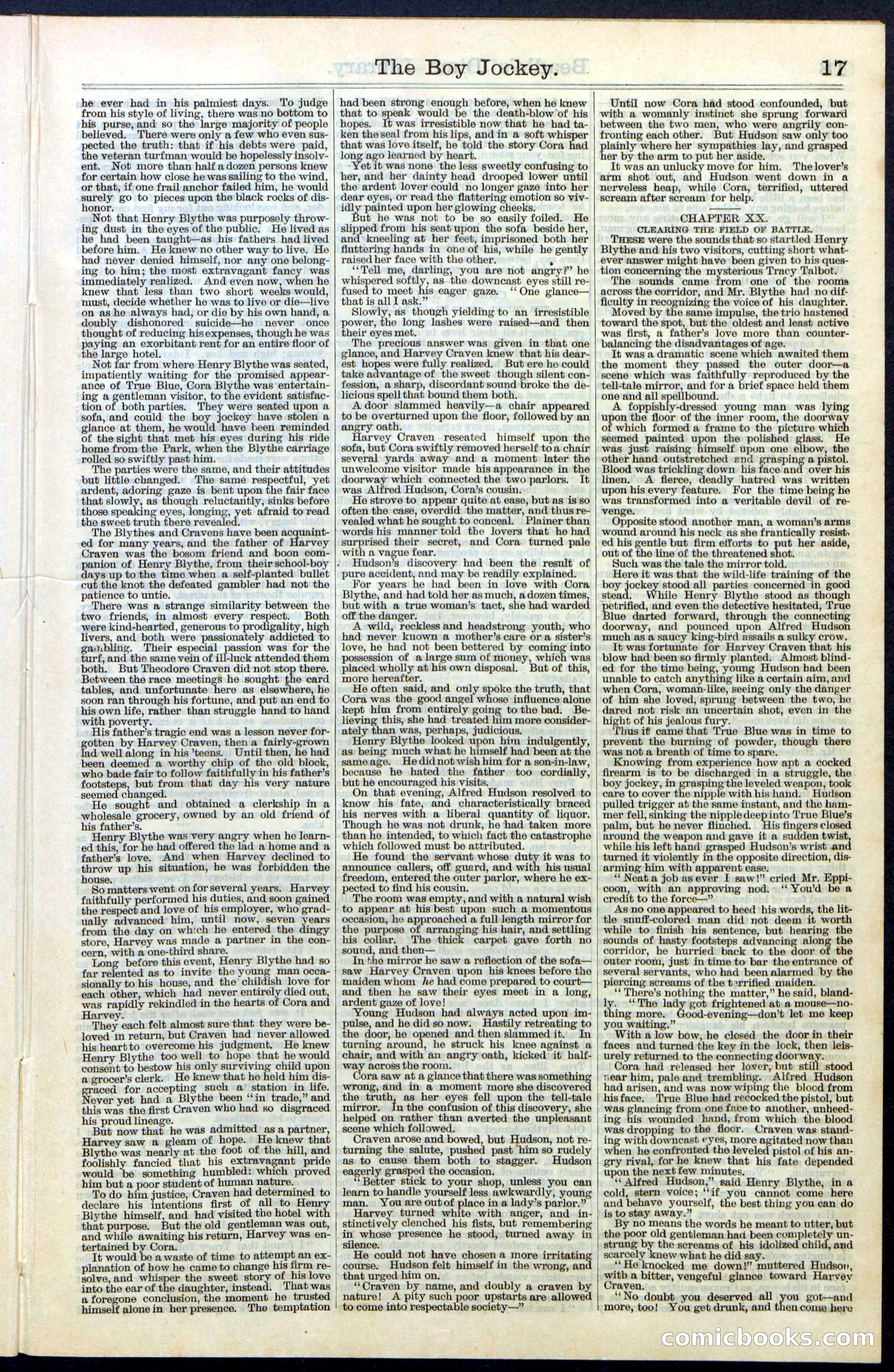 Beadle's New York Dime Library, No. 67 — page 17 of 32