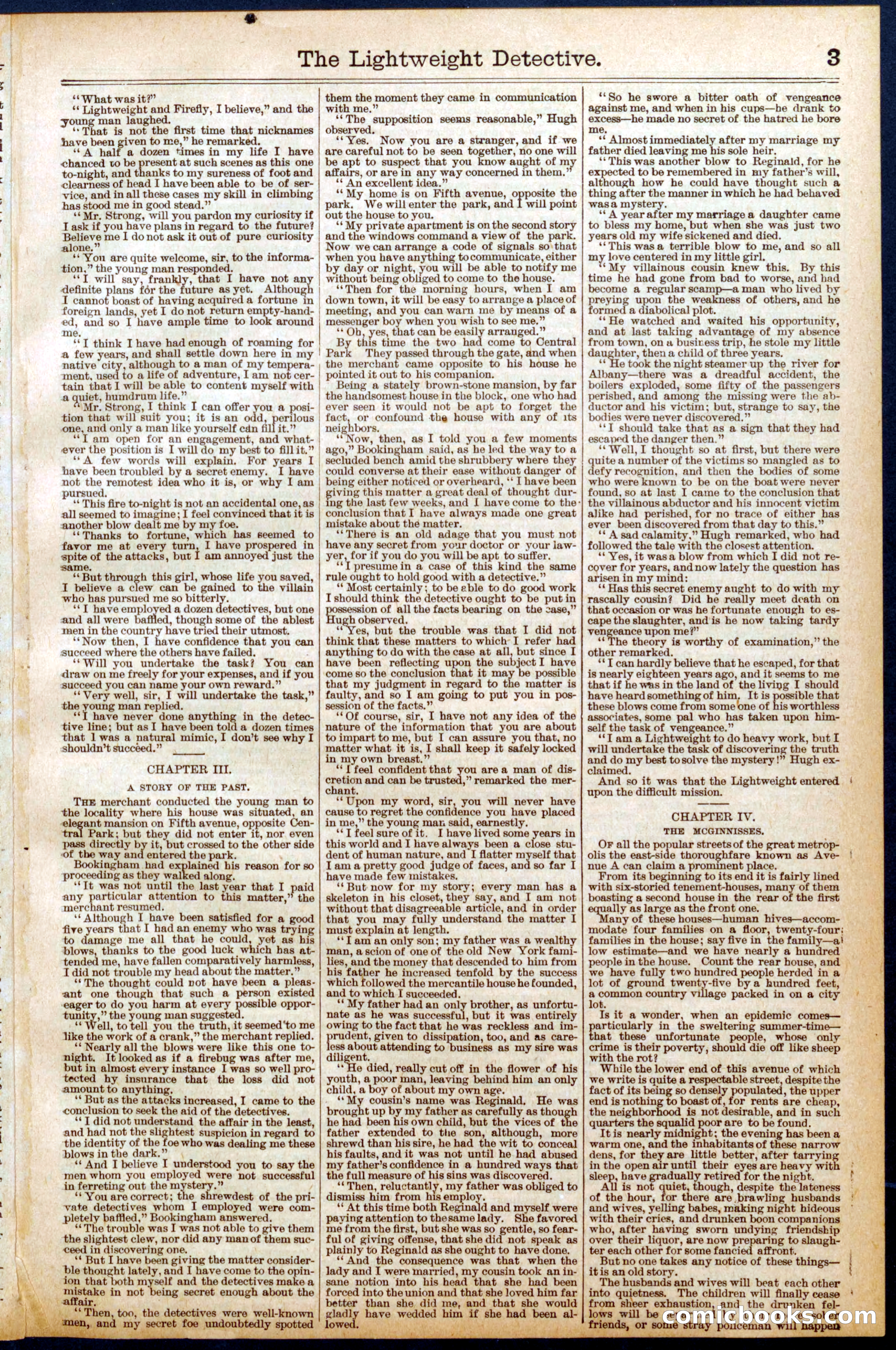 Beadle's New York Dime Library No. 670 — page 3 of 32