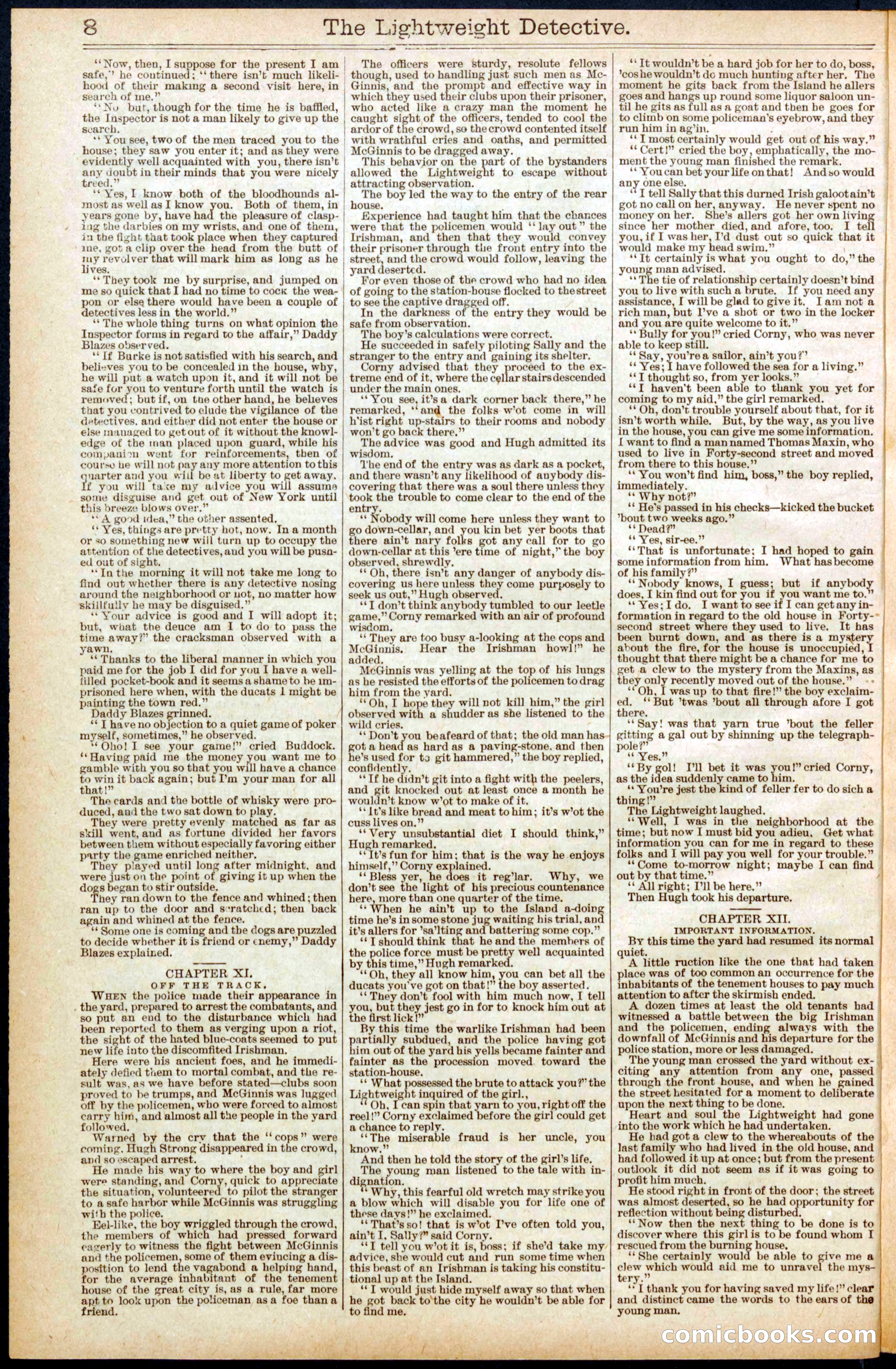Beadle's New York Dime Library No. 670 — page 8 of 32