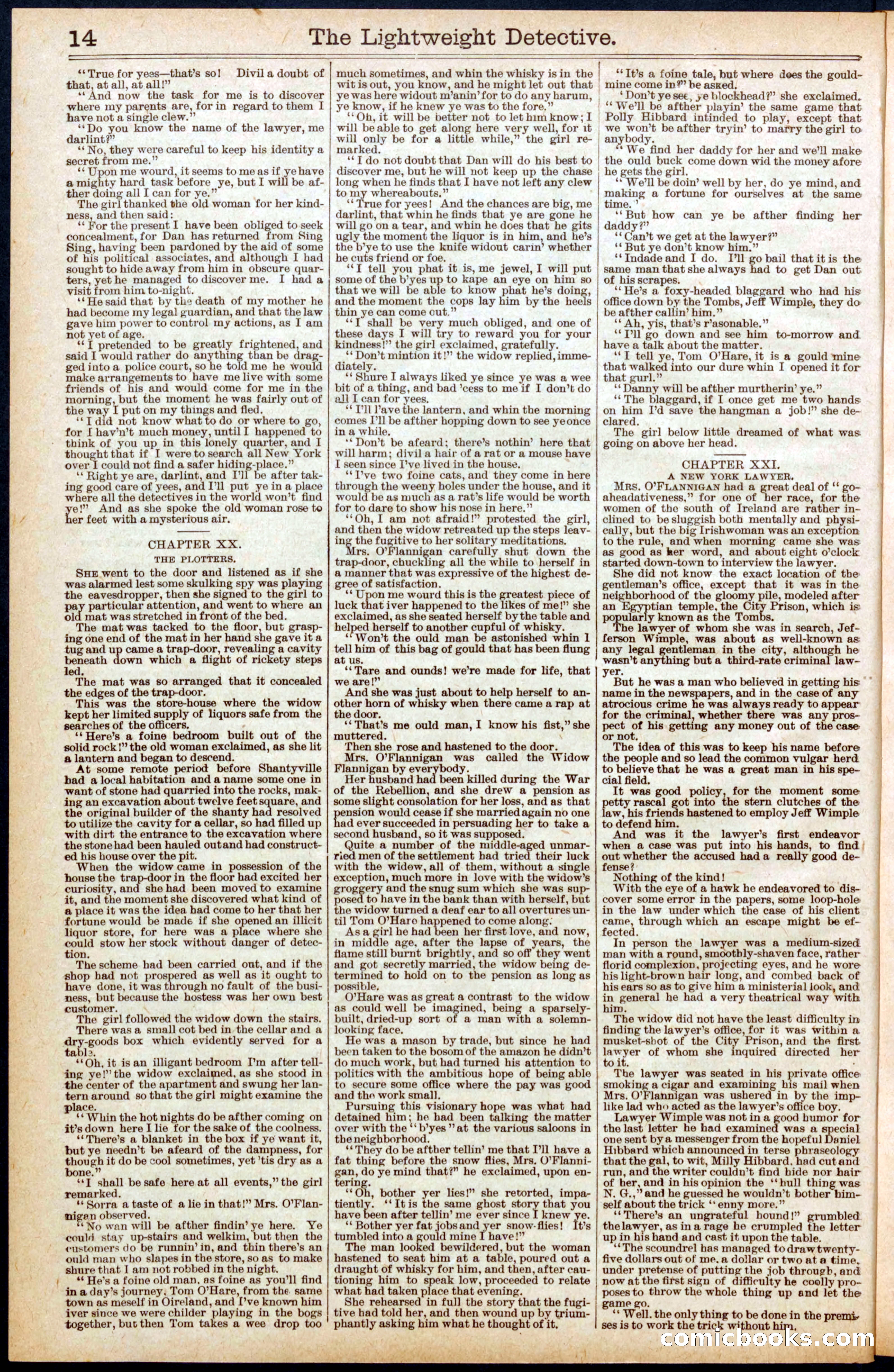 Beadle's New York Dime Library No. 670 — page 14 of 32