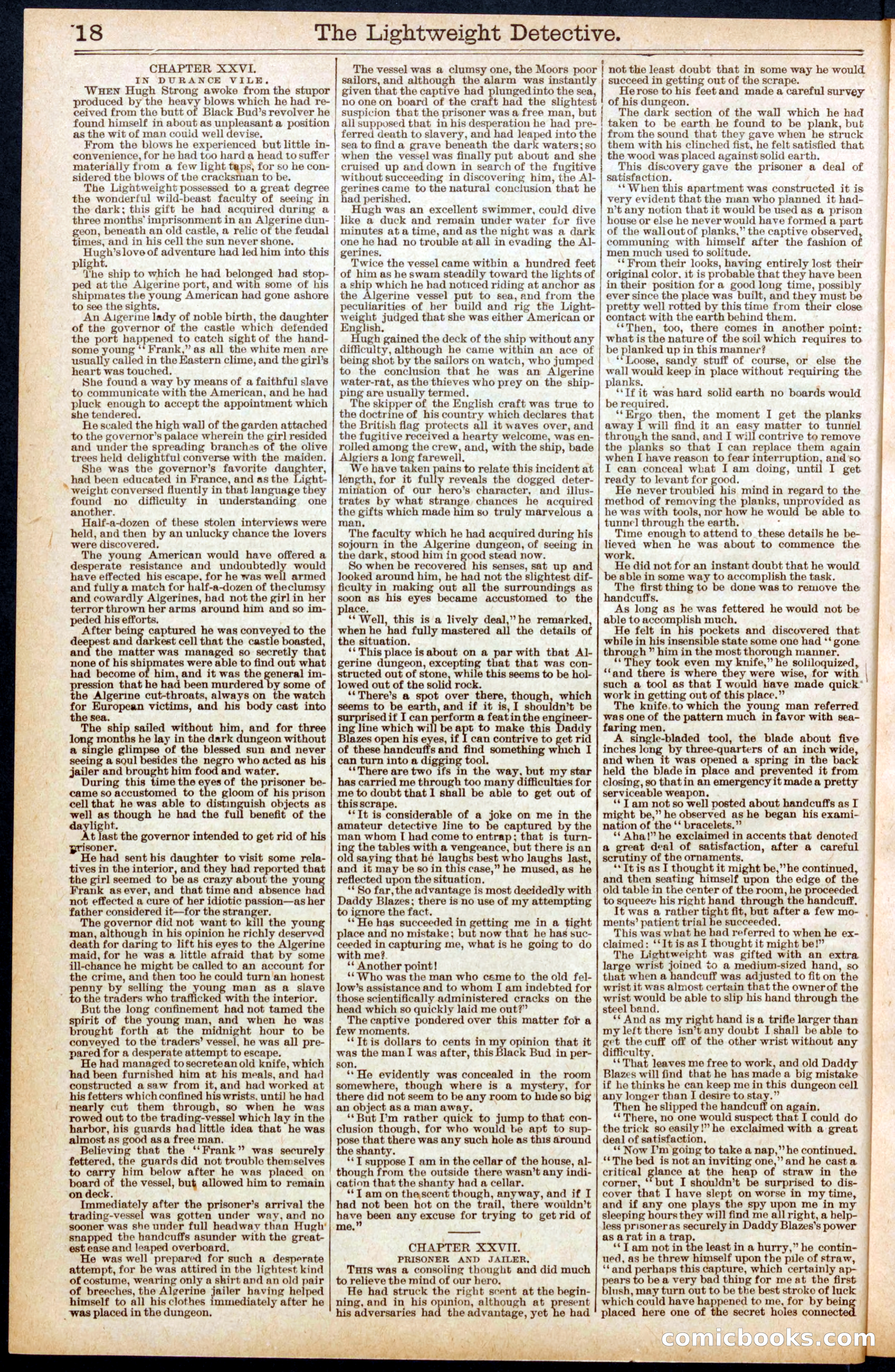 Beadle's New York Dime Library No. 670 — page 18 of 32