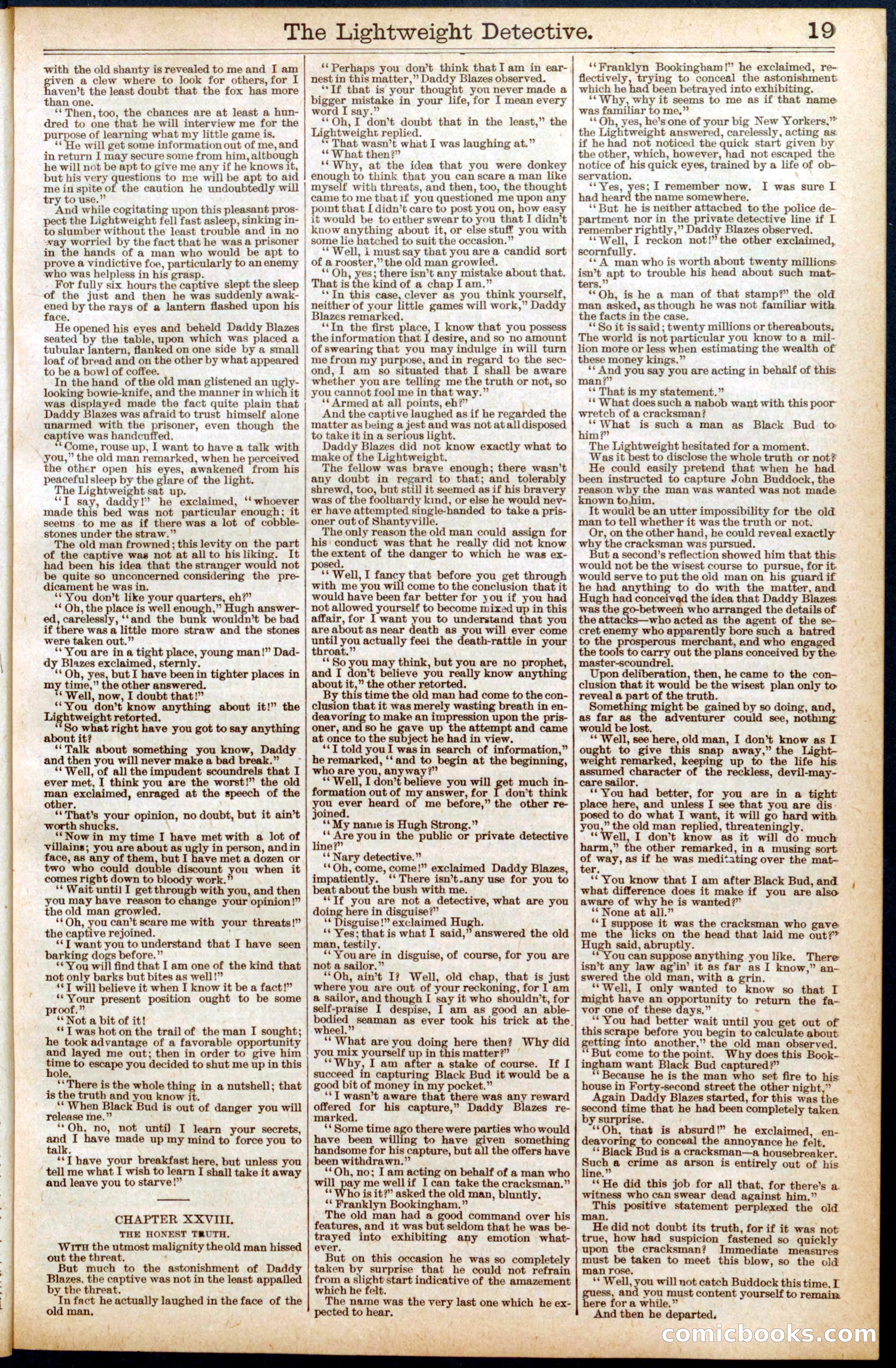 Beadle's New York Dime Library No. 670 — page 19 of 32