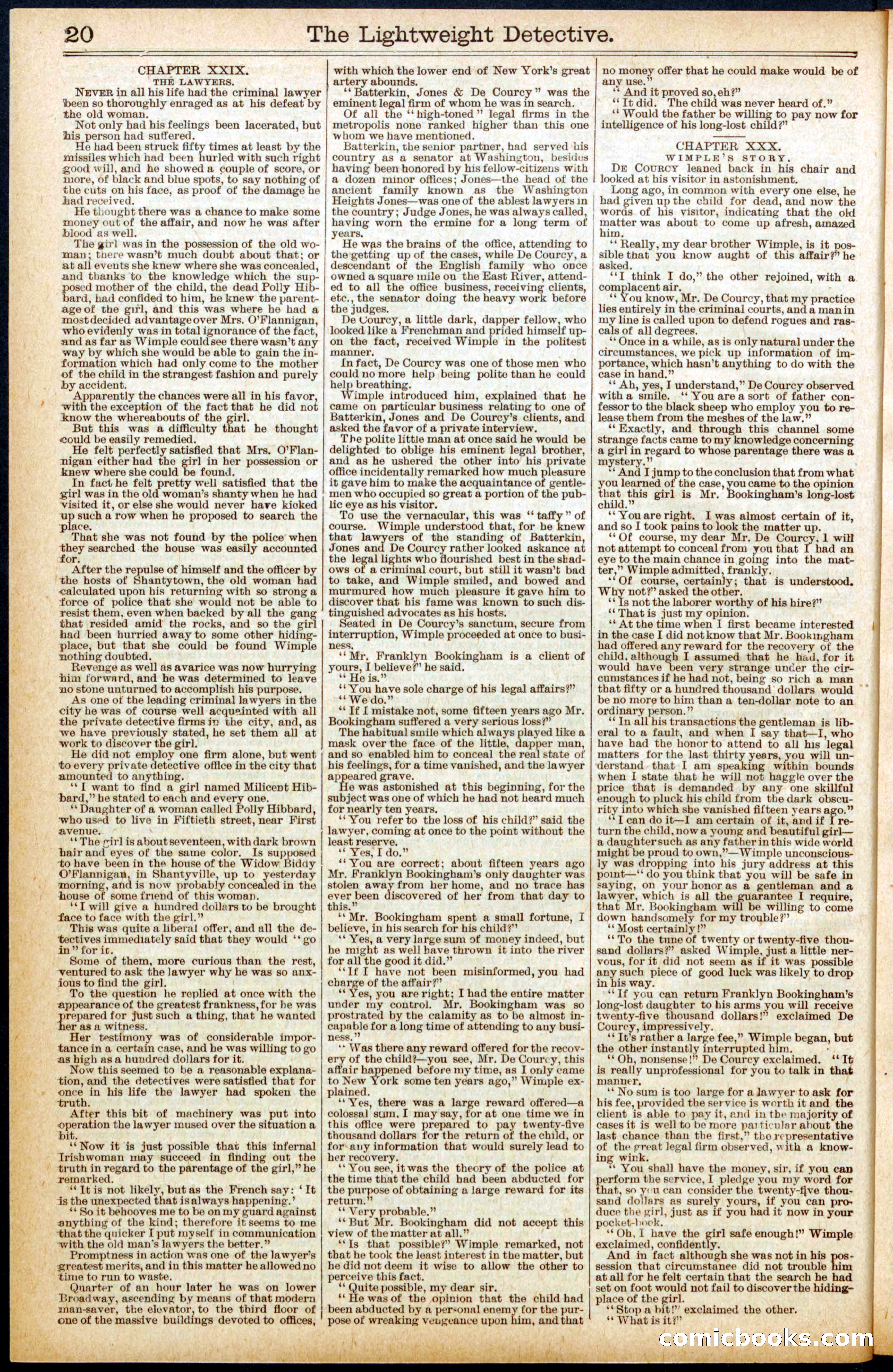 Beadle's New York Dime Library No. 670 — page 20 of 32
