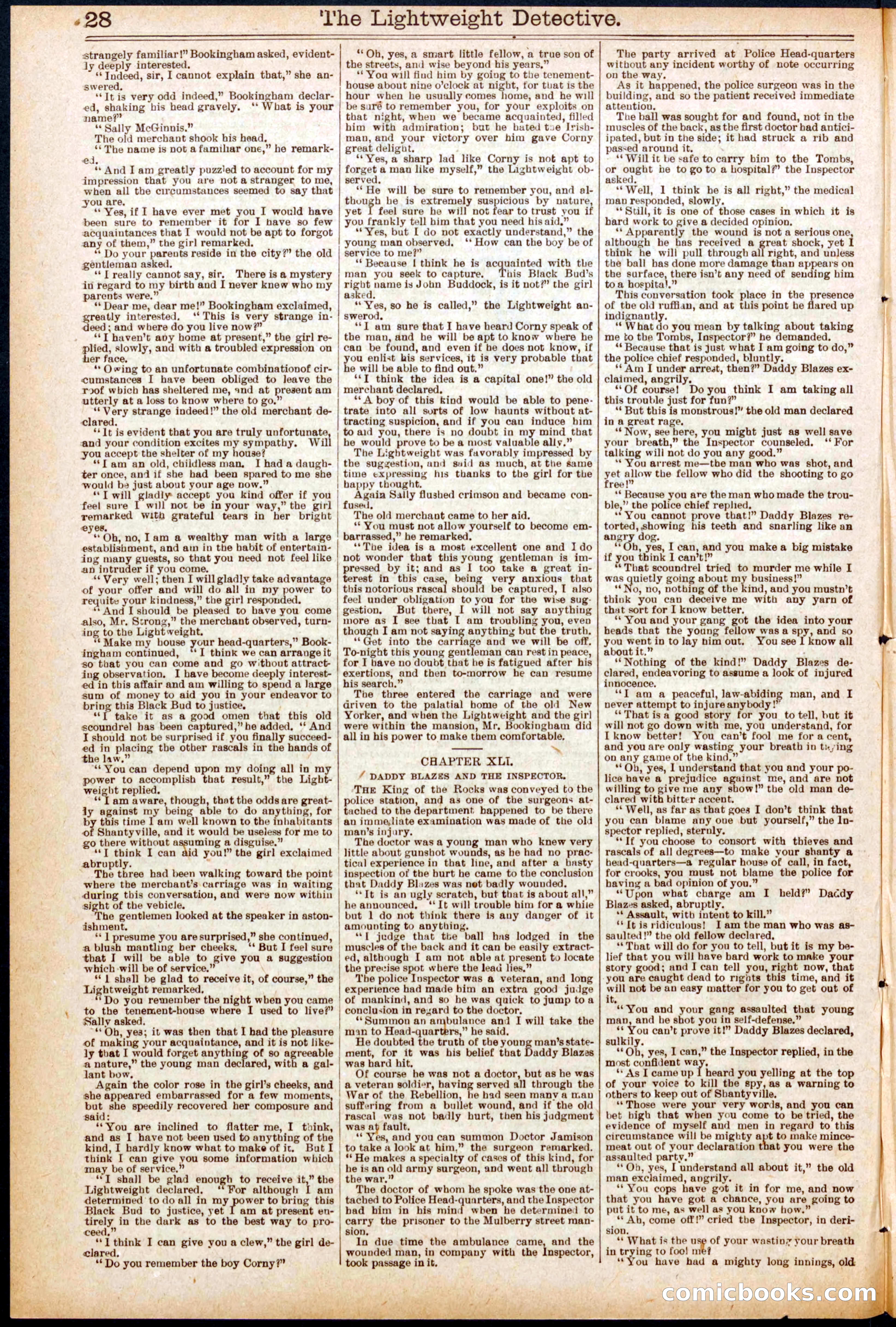 Beadle's New York Dime Library No. 670 — page 28 of 32