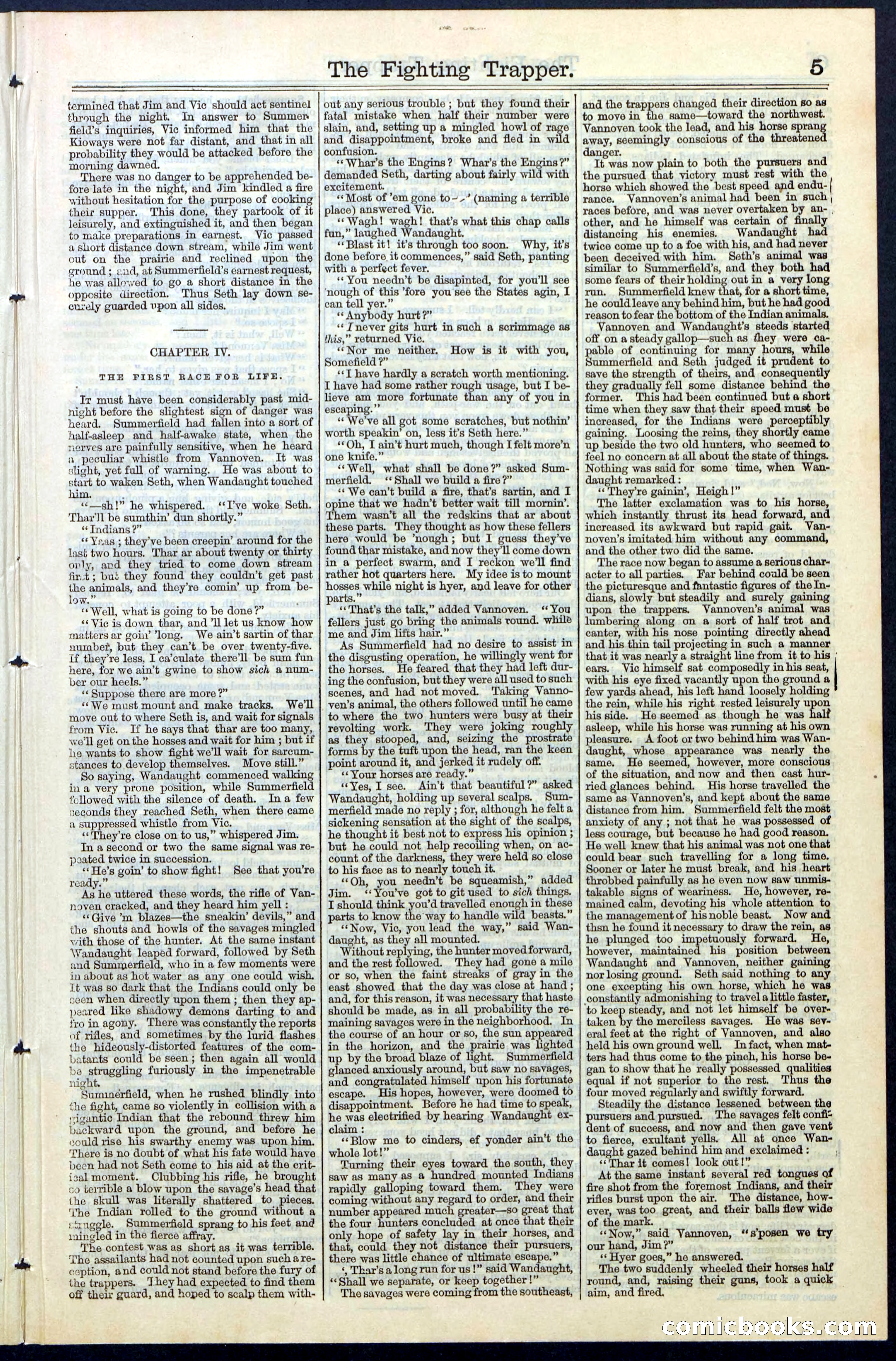 Beadle's New York Dime Library, No. 68 — page 5 of 32