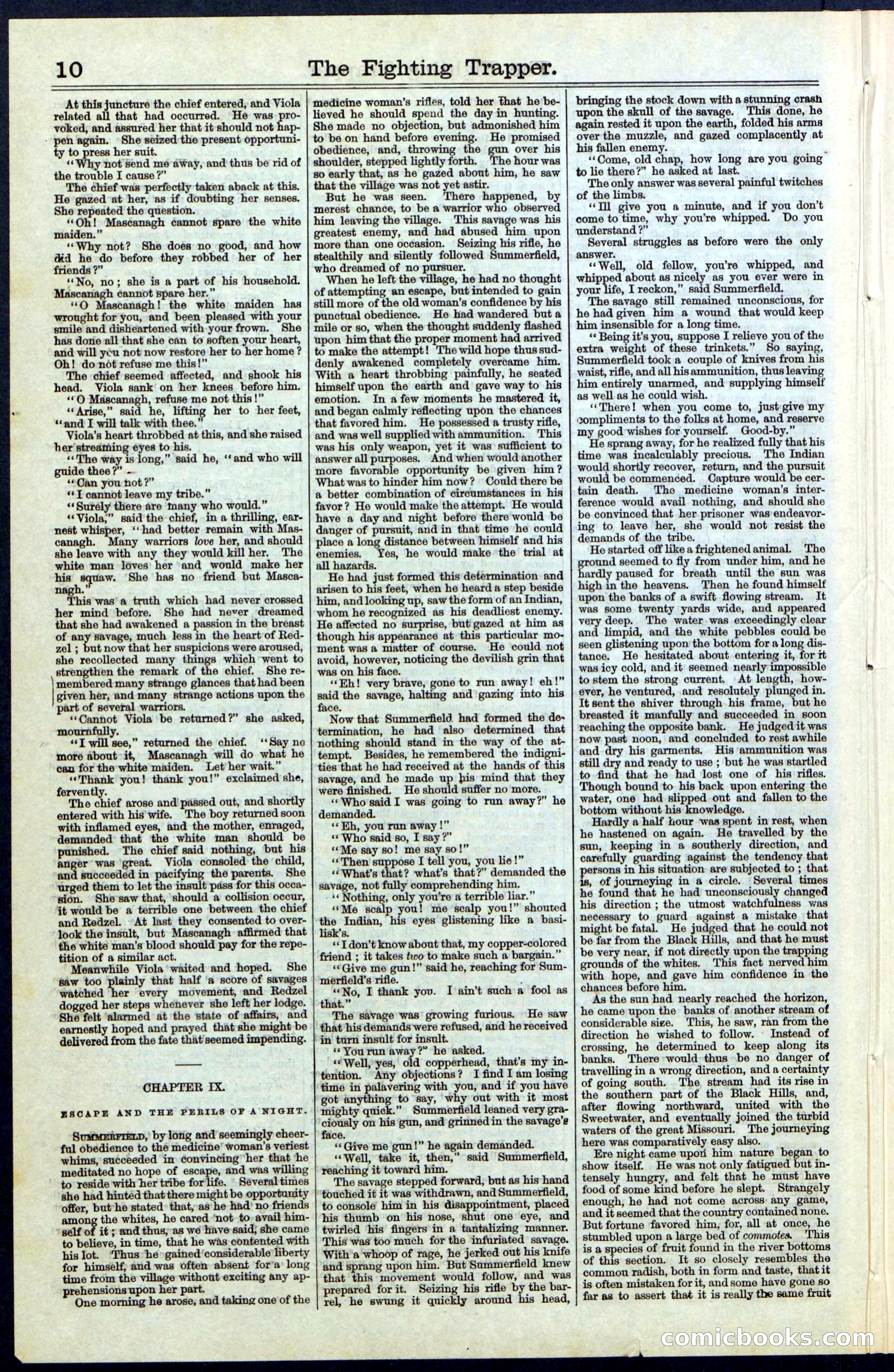 Beadle's New York Dime Library, No. 68 — page 10 of 32