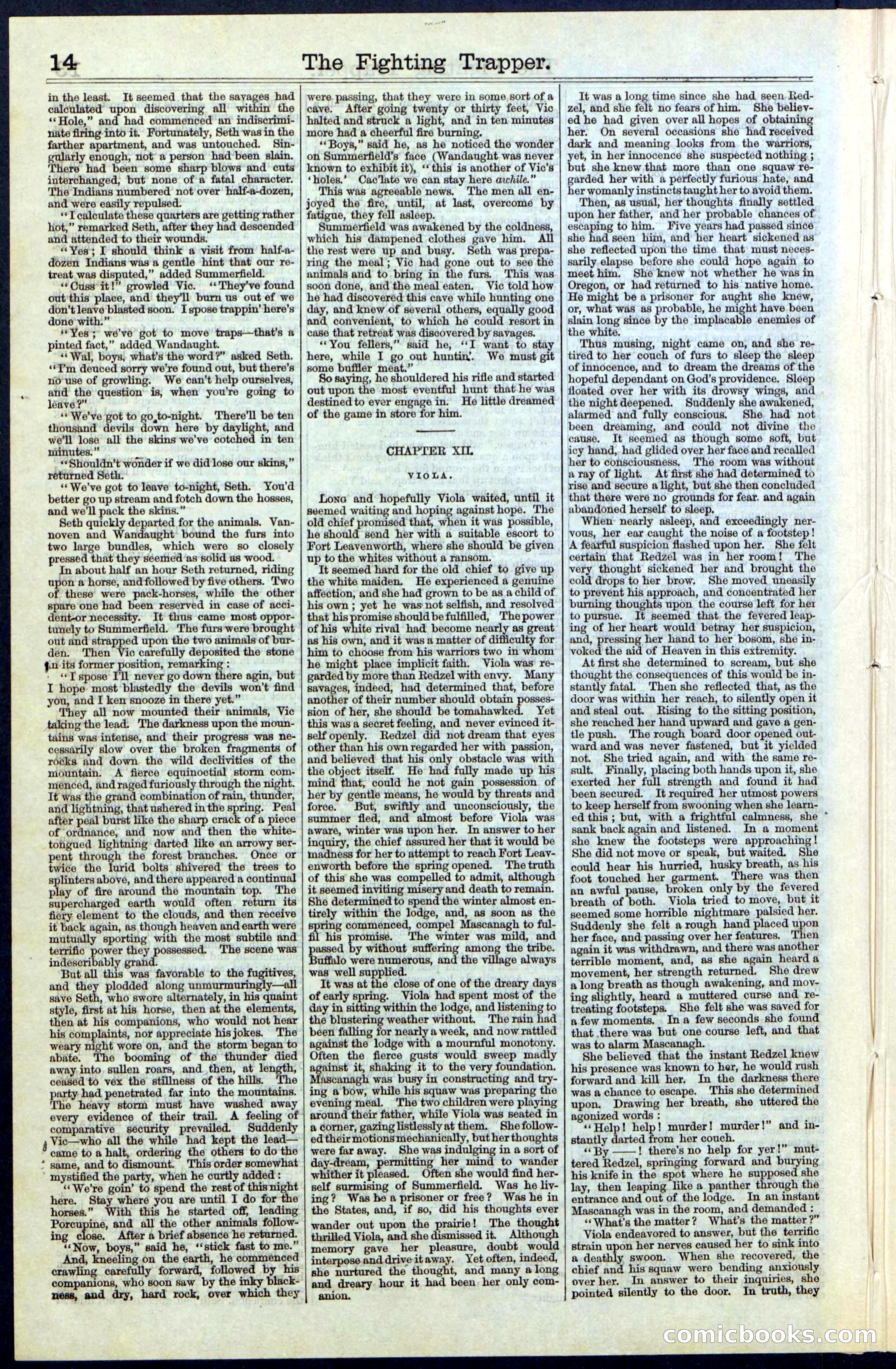 Beadle's New York Dime Library, No. 68 — page 14 of 32