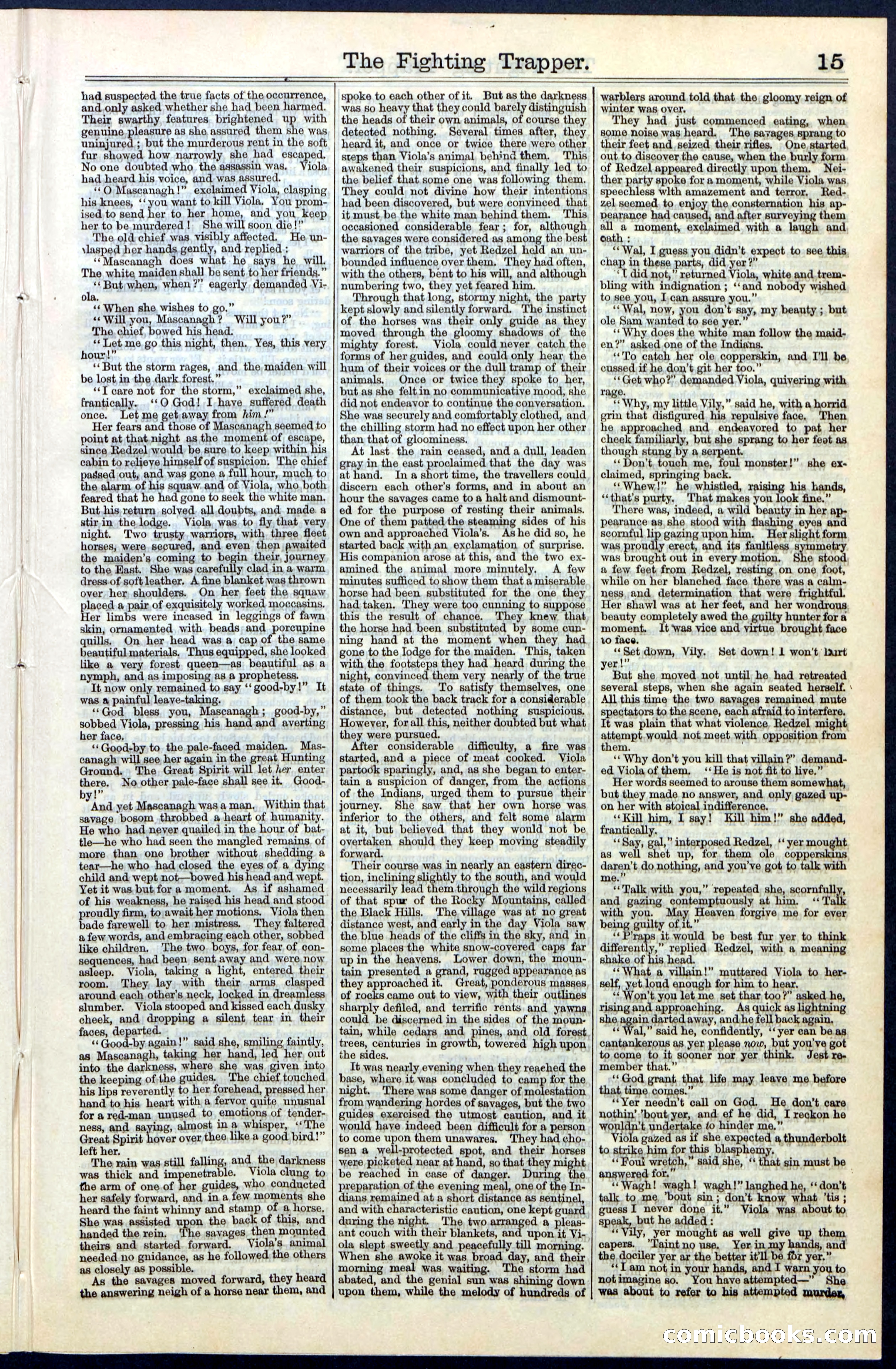 Beadle's New York Dime Library, No. 68 — page 15 of 32