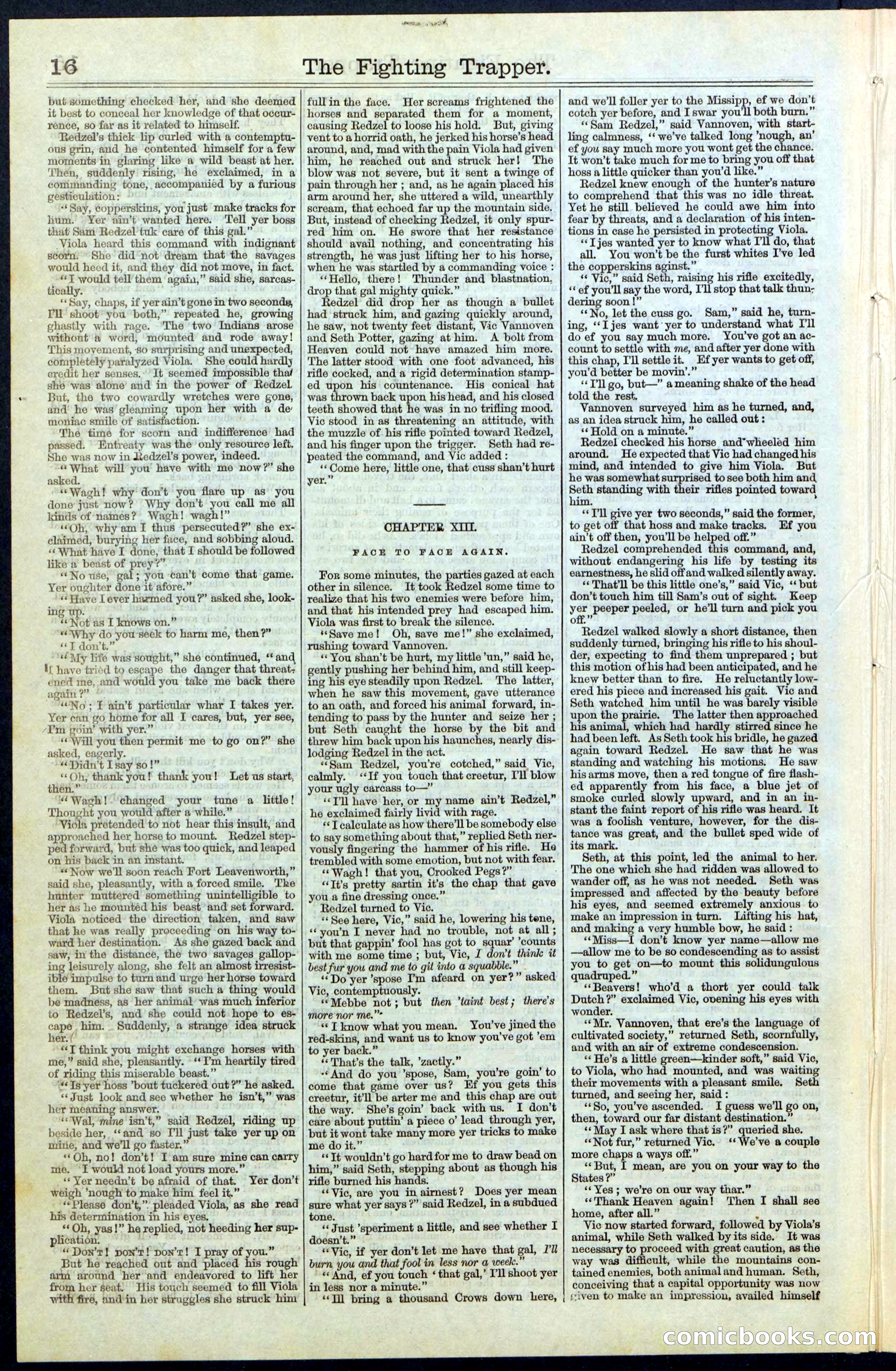 Beadle's New York Dime Library, No. 68 — page 16 of 32