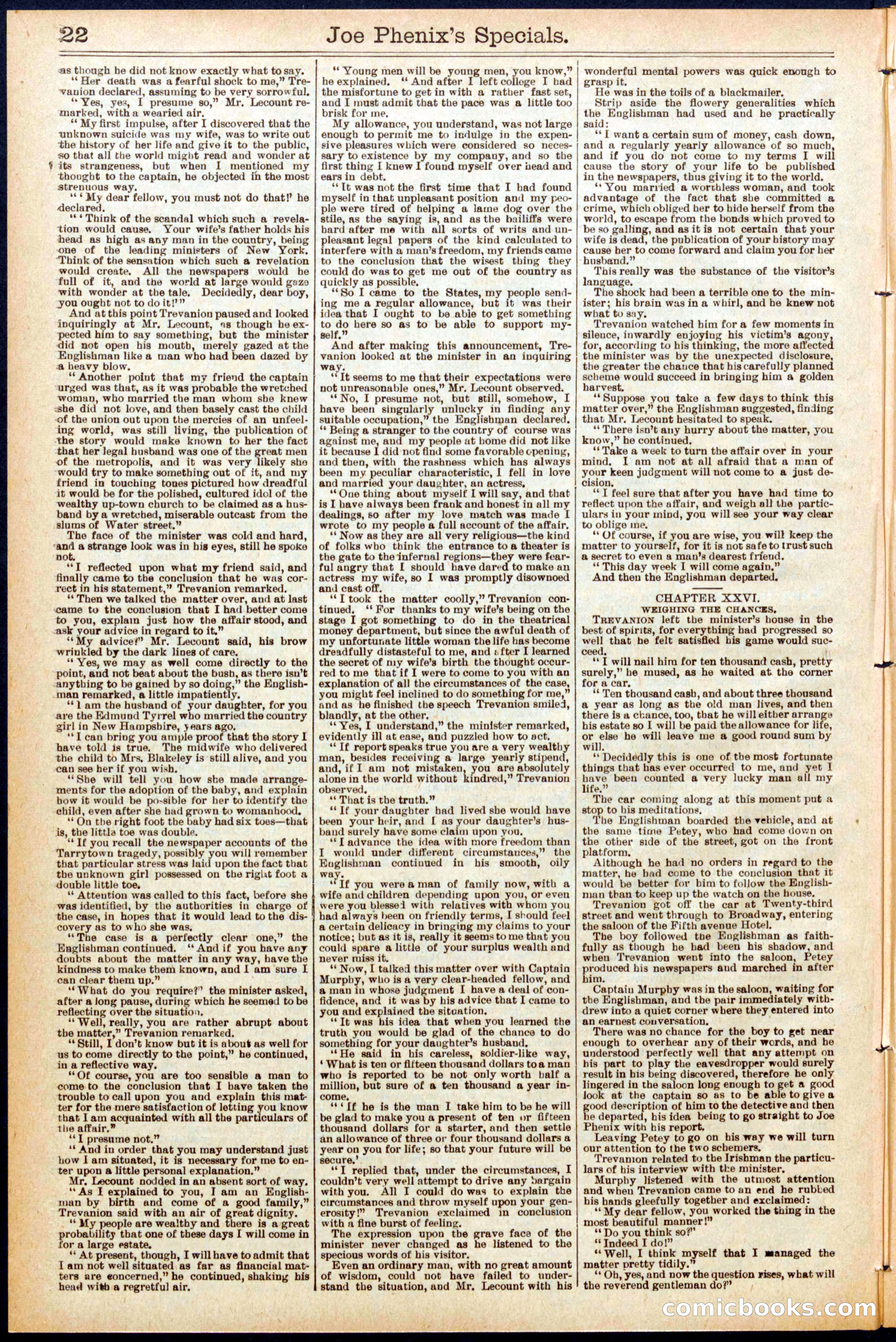 Beadle's New York Dime Library, No. 681 — page 22 of 32
