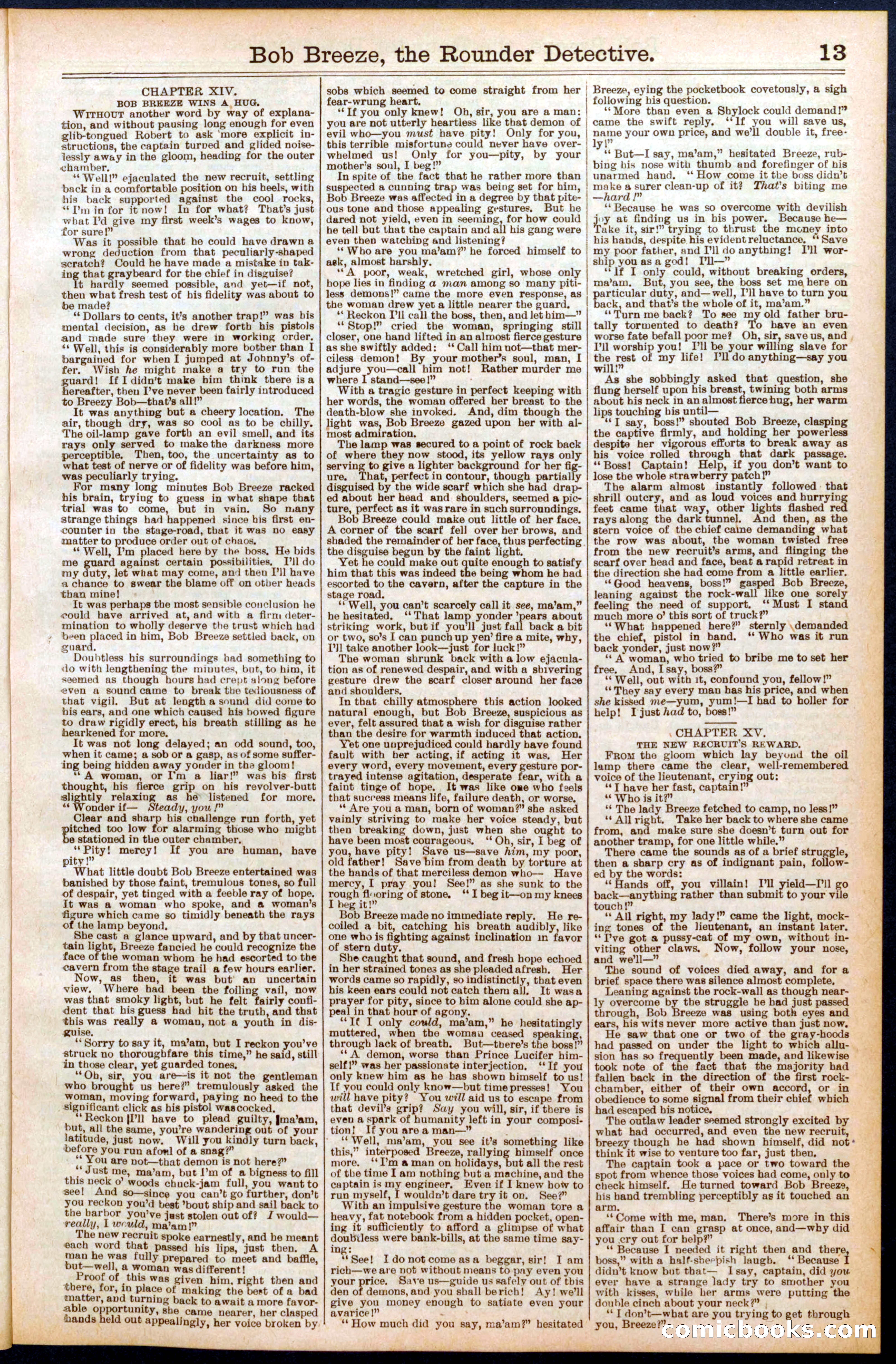 Beadle's Dime Library No. 683 — page 13 of 32