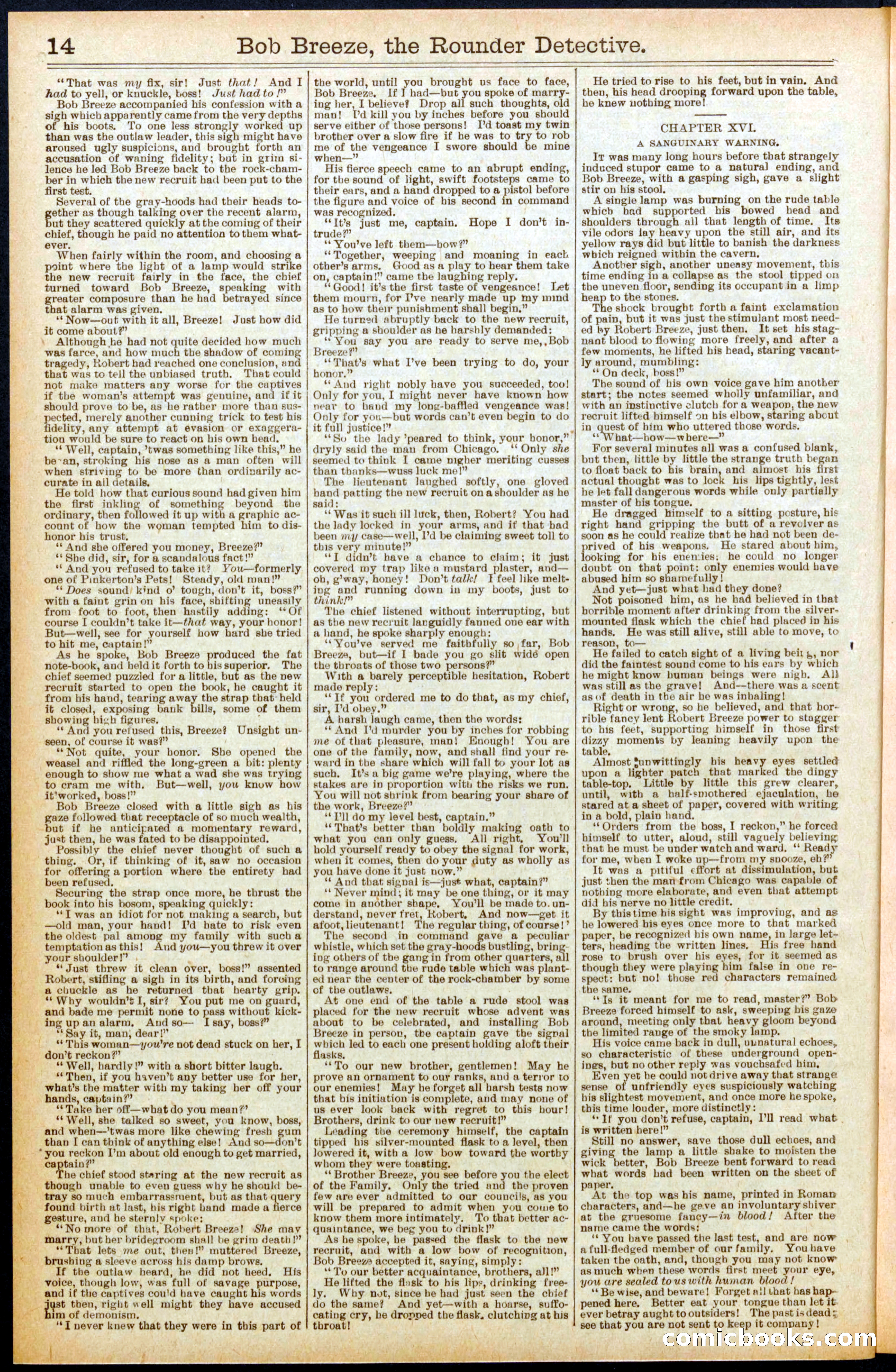Beadle's Dime Library No. 683 — page 14 of 32