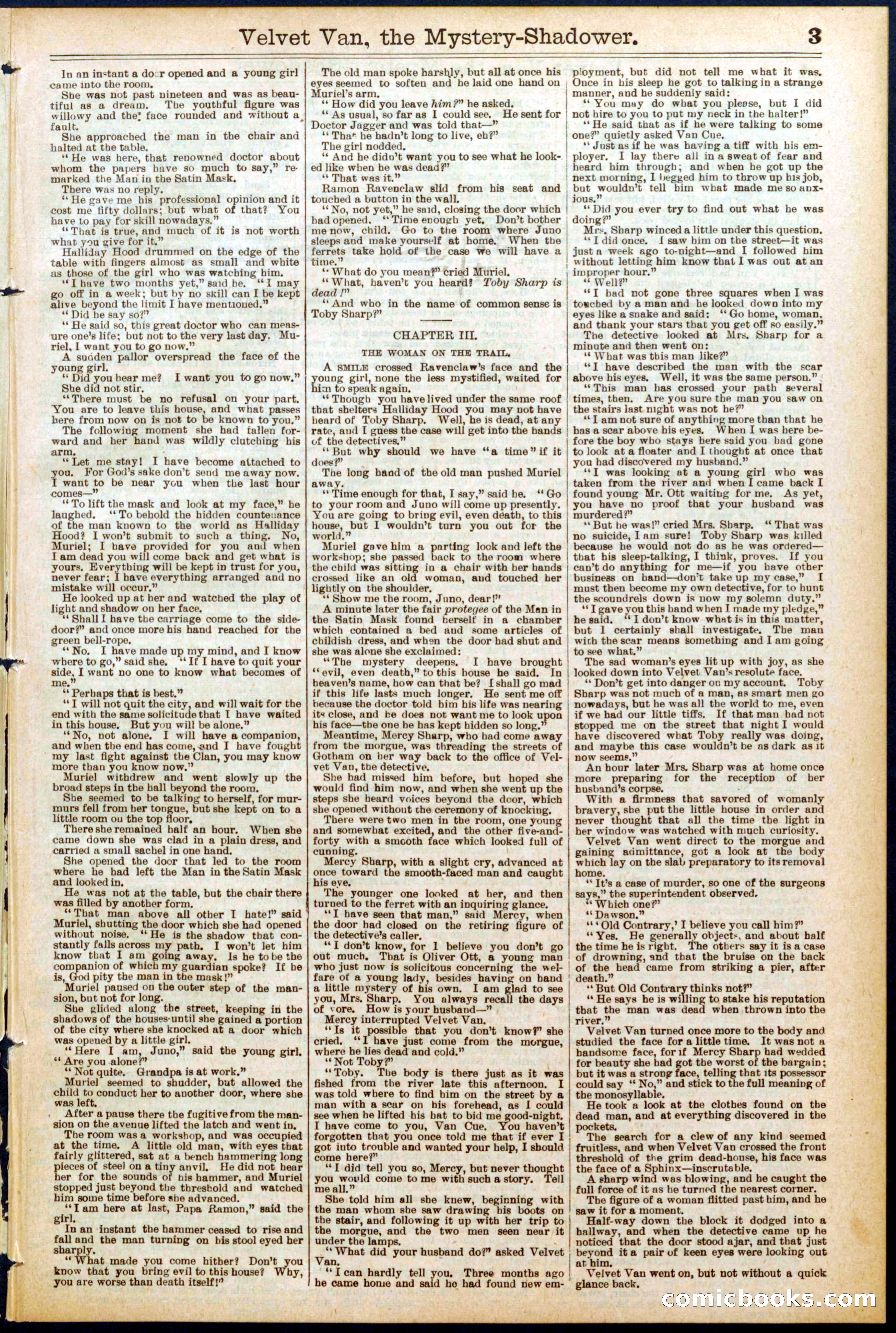 Beadle's Dime Library No. 684 — page 3 of 32
