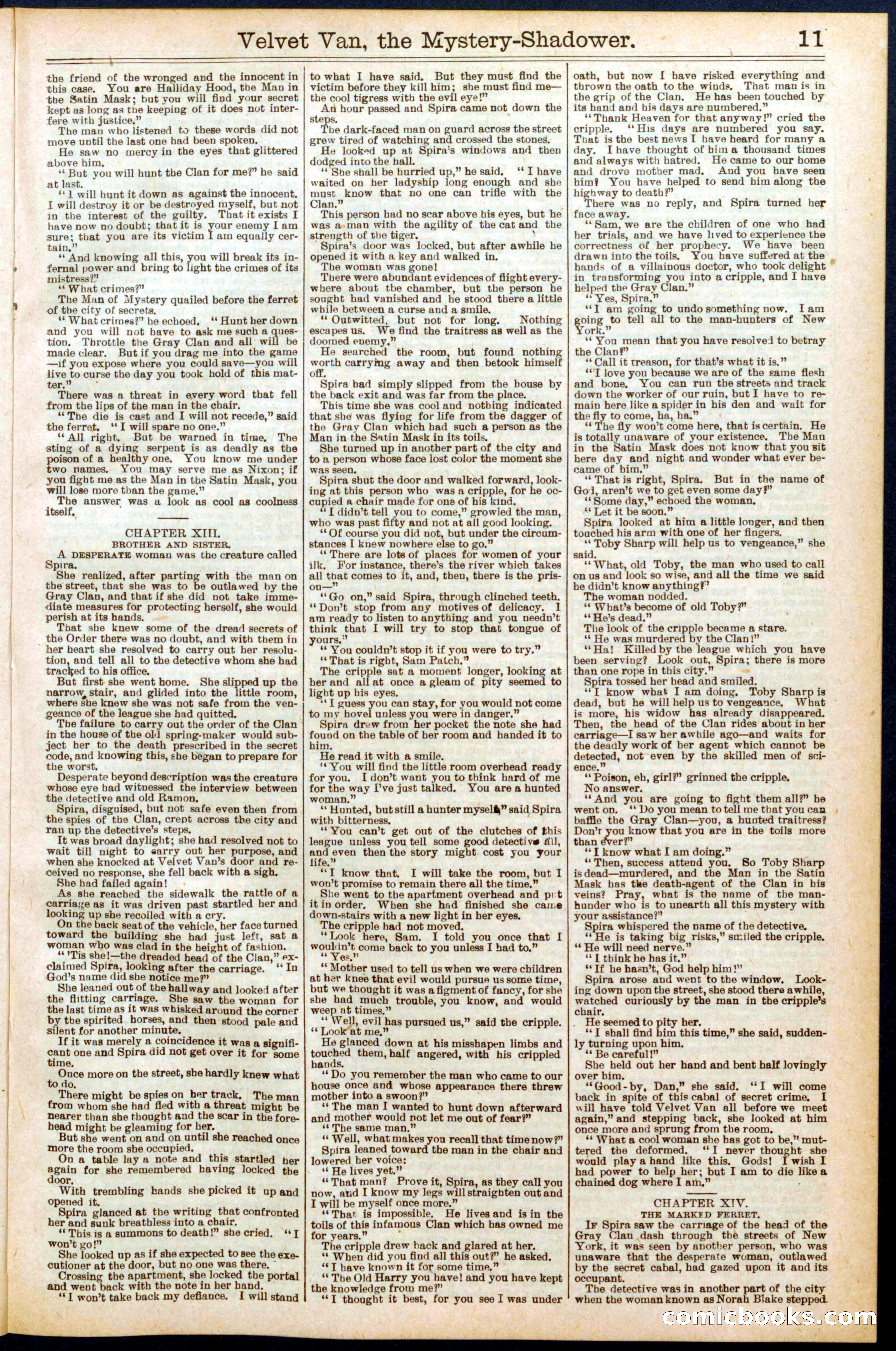 Beadle's Dime Library No. 684 — page 11 of 32