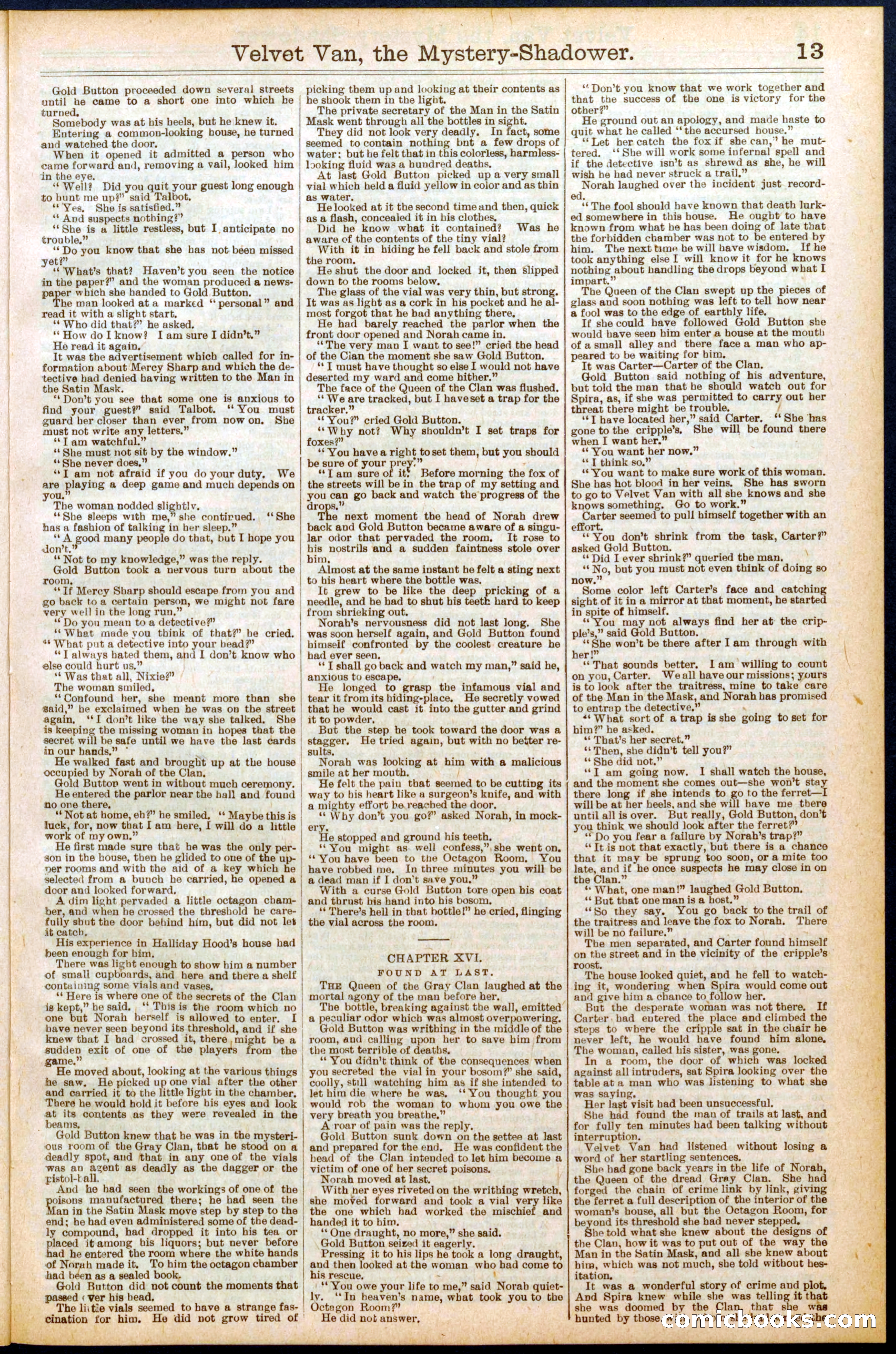 Beadle's Dime Library No. 684 — page 13 of 32