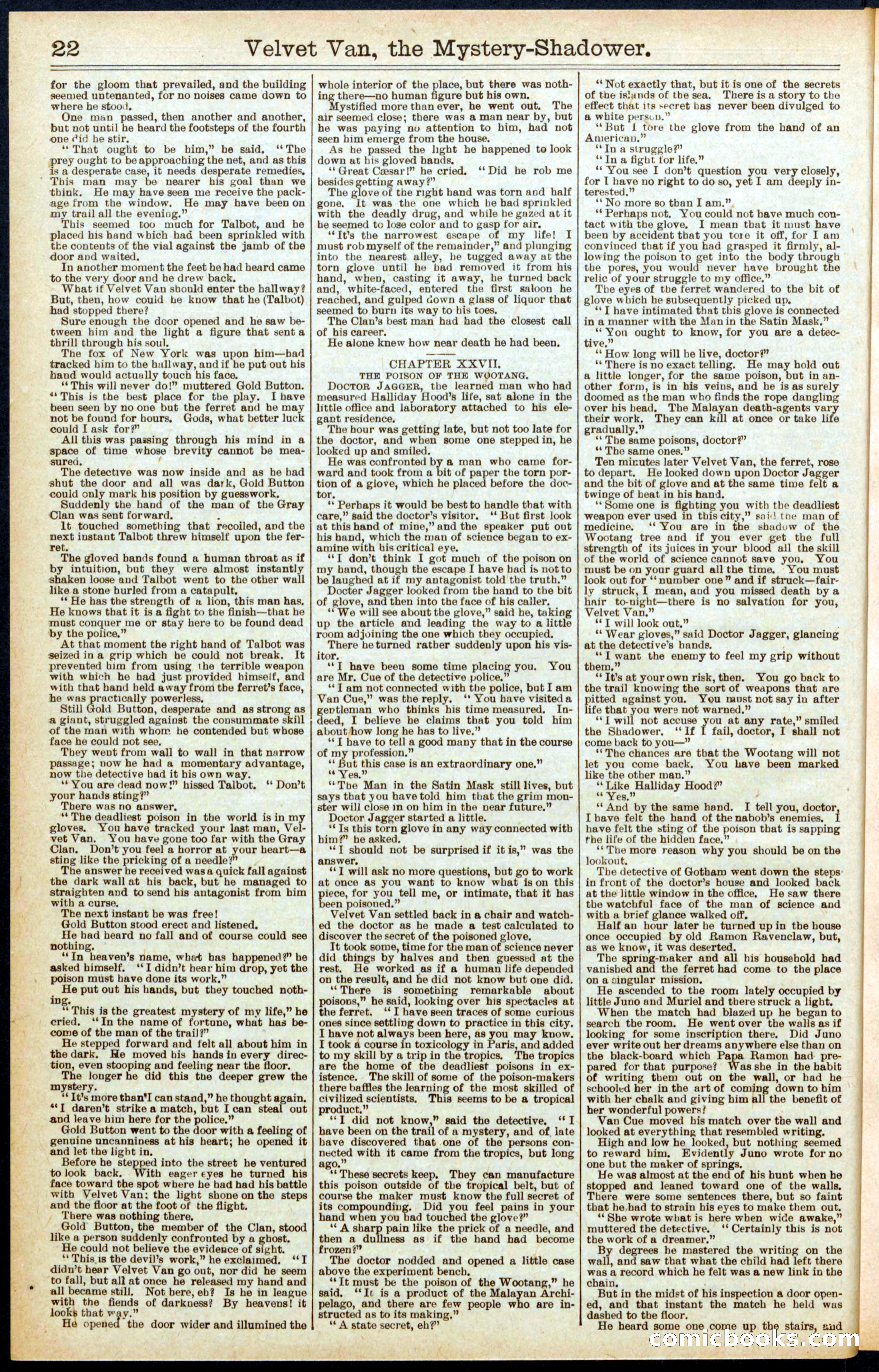 Beadle's Dime Library No. 684 — page 22 of 32