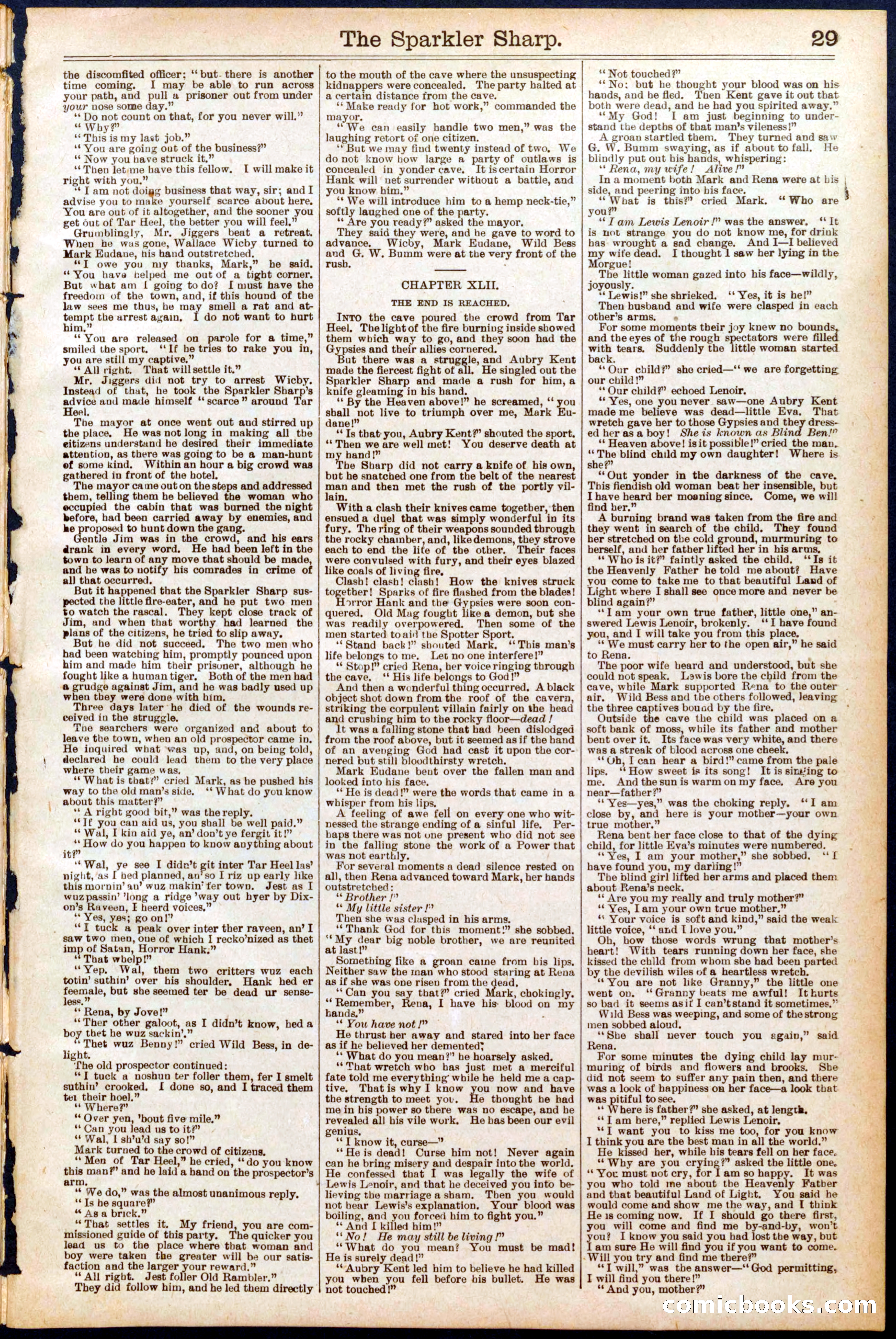 Beadle's Dime Library No. 689 — page 29 of 32