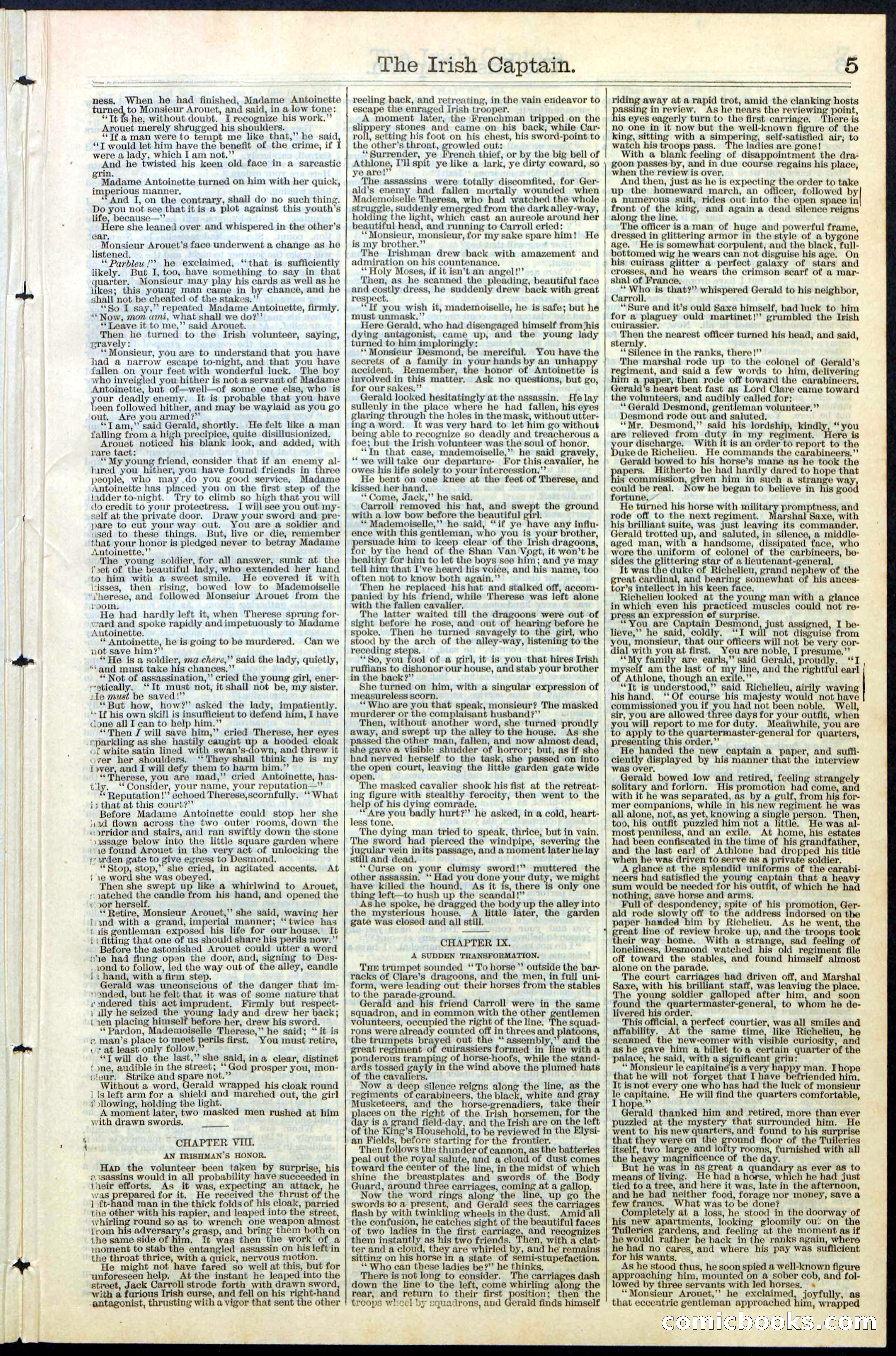 Beadle's New York Dime Library, No. 69 — page 5 of 20