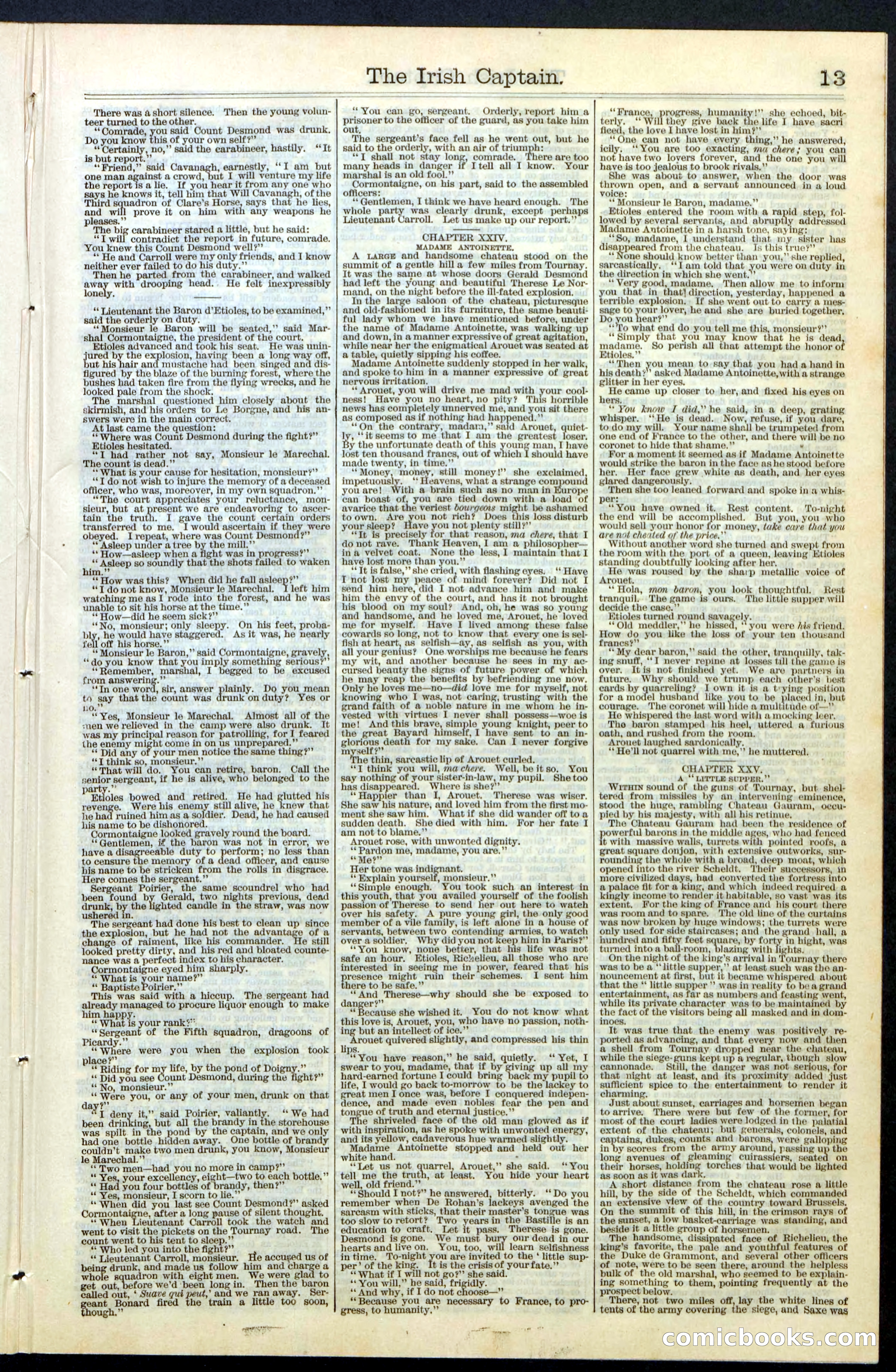 Beadle's New York Dime Library, No. 69 — page 13 of 20