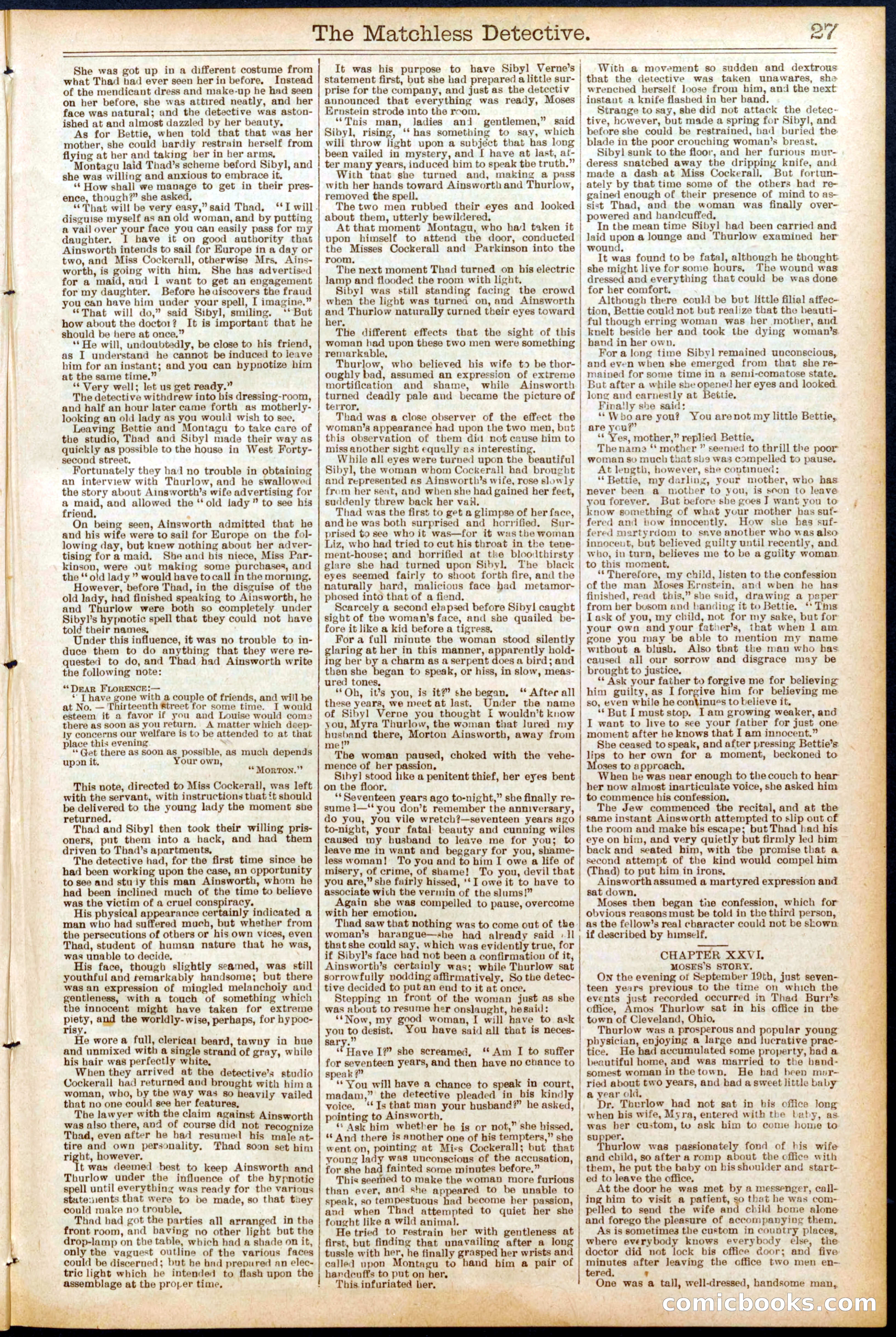 Beadle's New York Dime Library, No. 690 — page 27 of 32