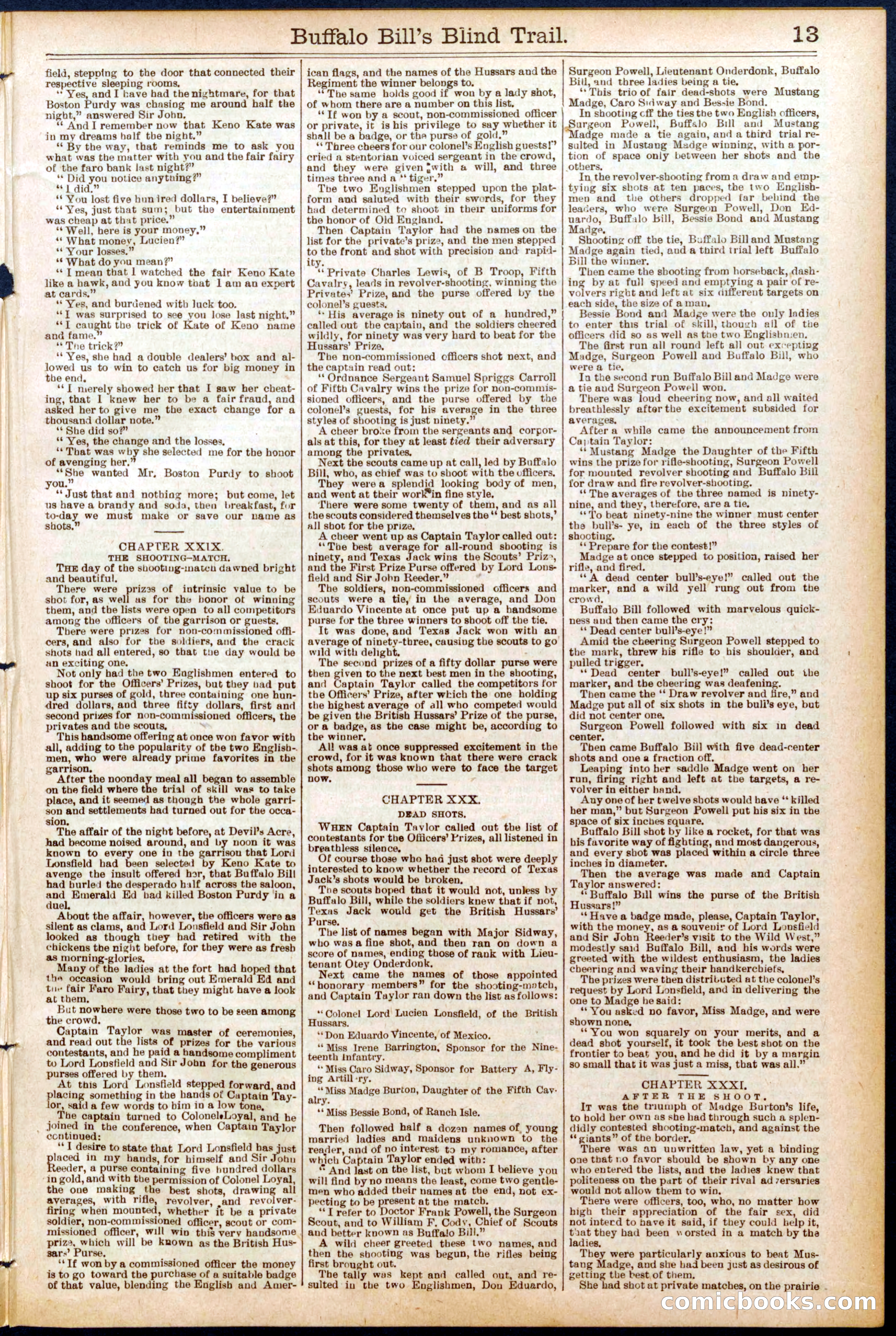 Beadle's Dime Library No. 691 — page 13 of 32