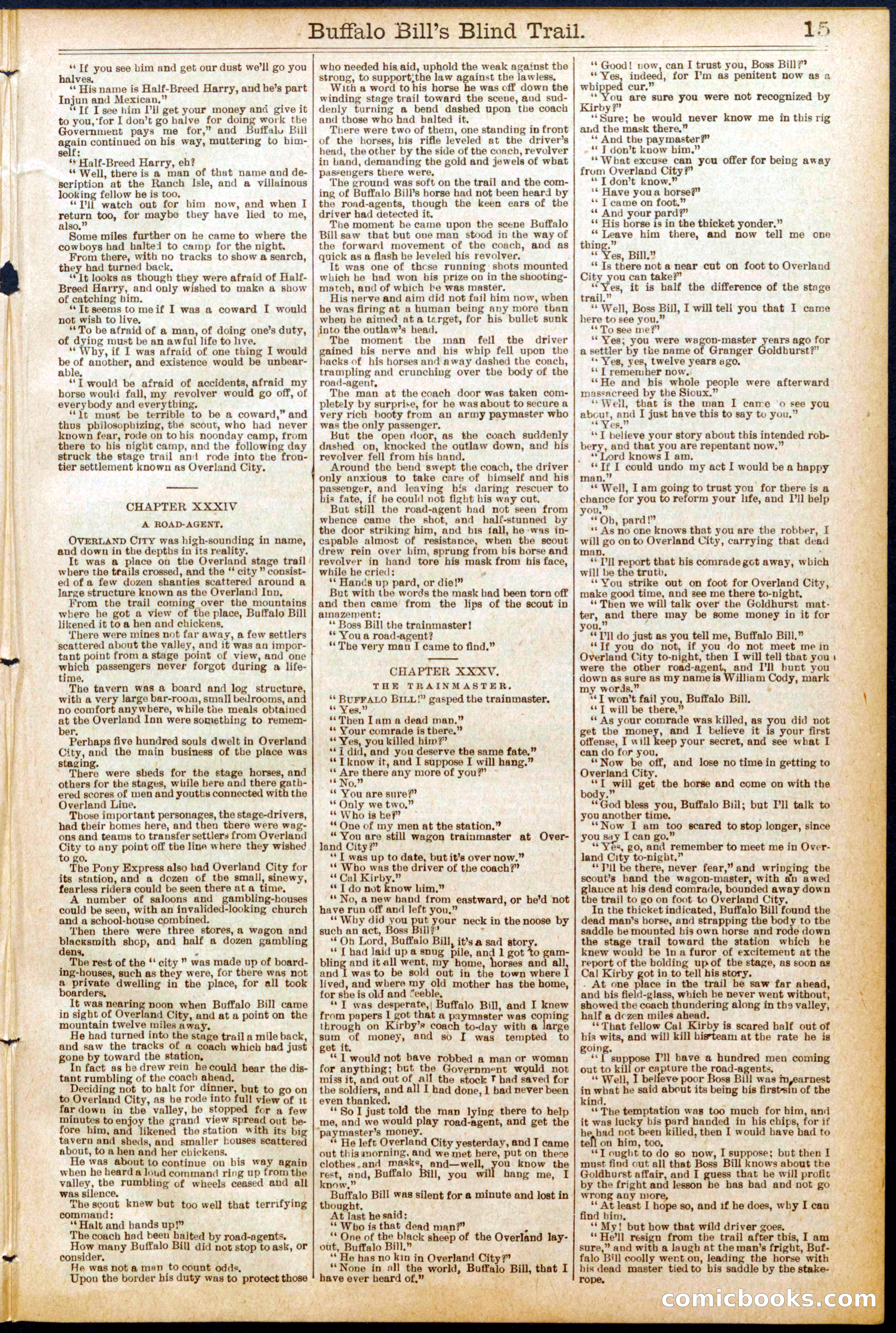 Beadle's Dime Library No. 691 — page 15 of 32
