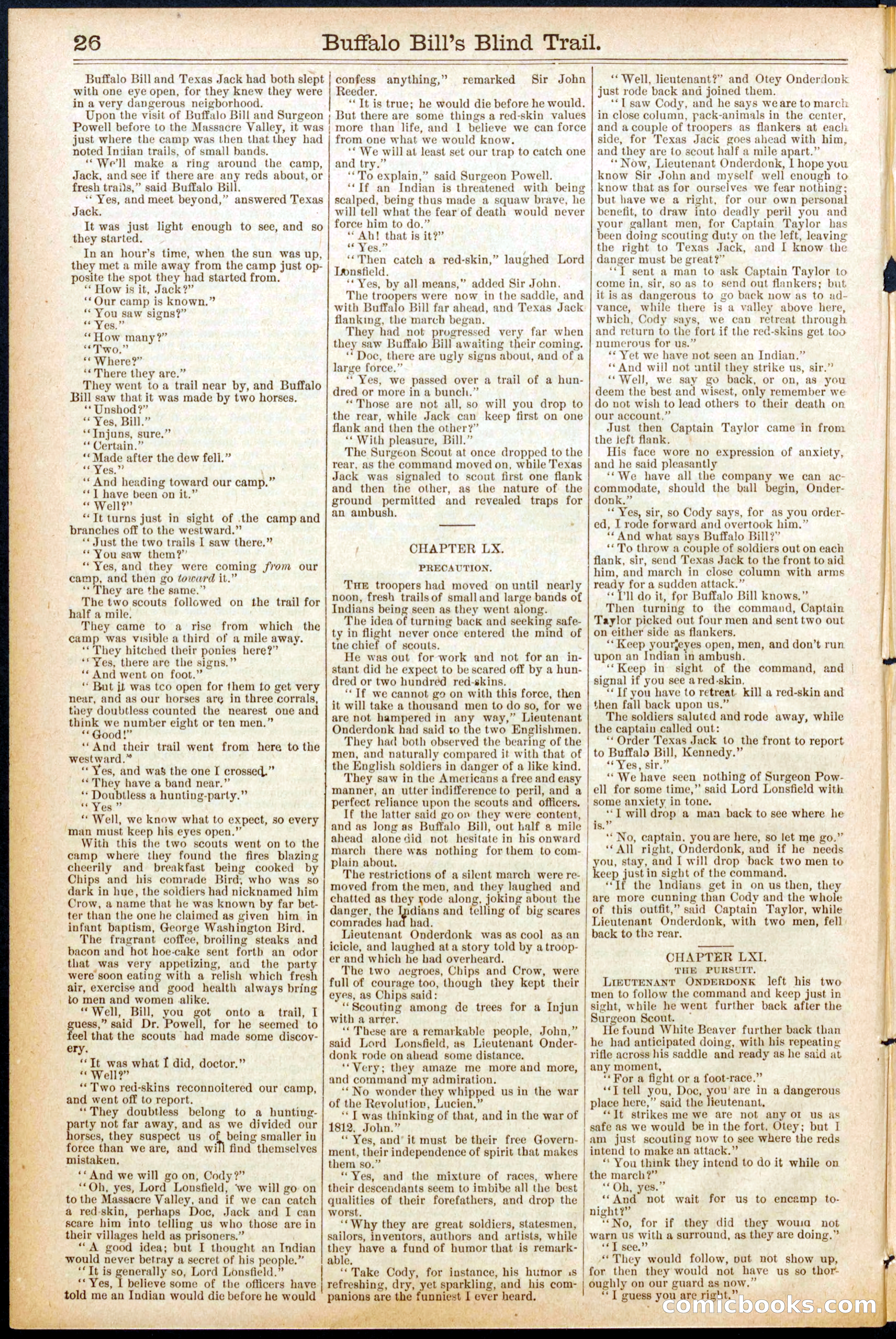 Beadle's Dime Library No. 691 — page 26 of 32