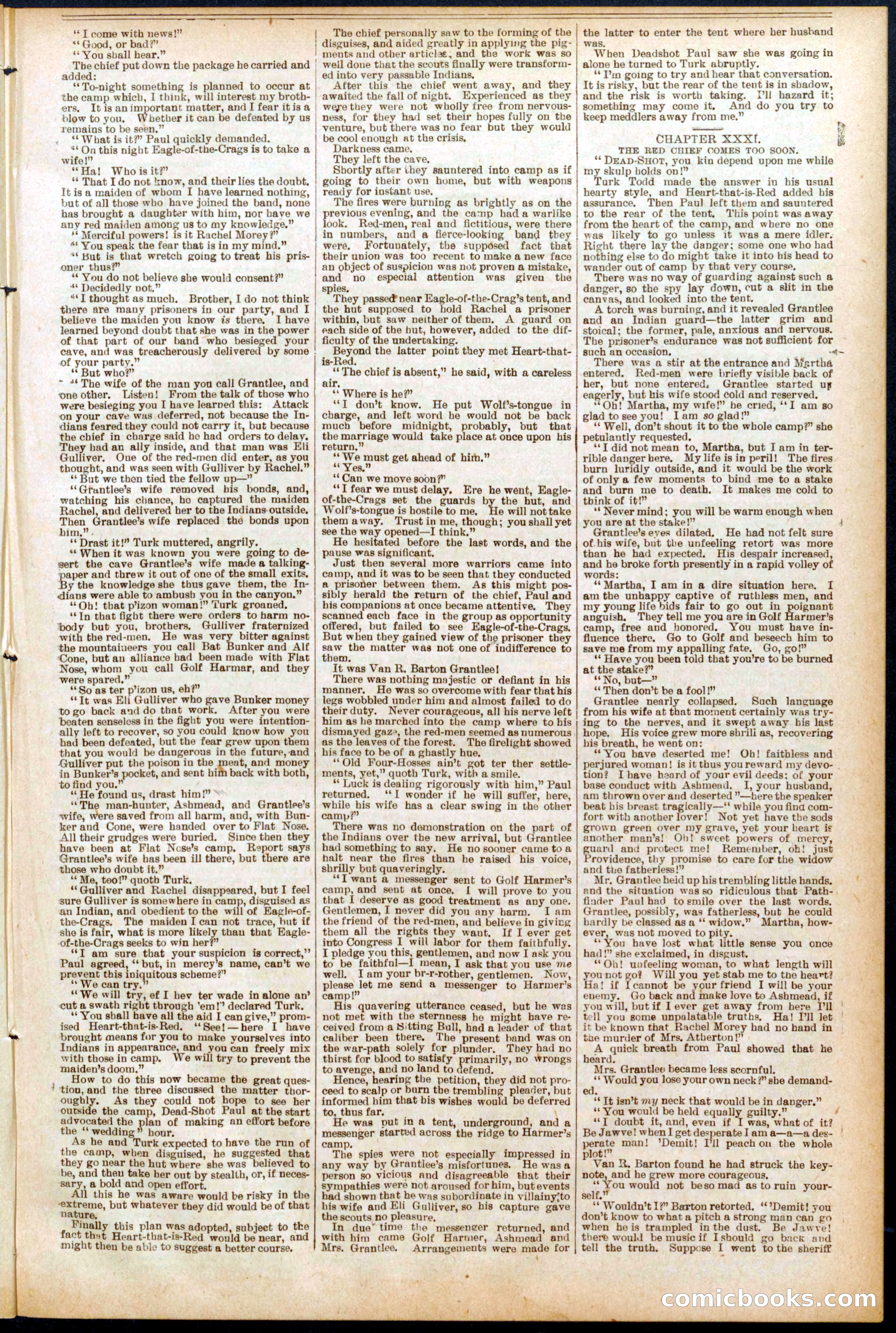 Beadle's New York Dime Library No. 692 — page 23 of 32