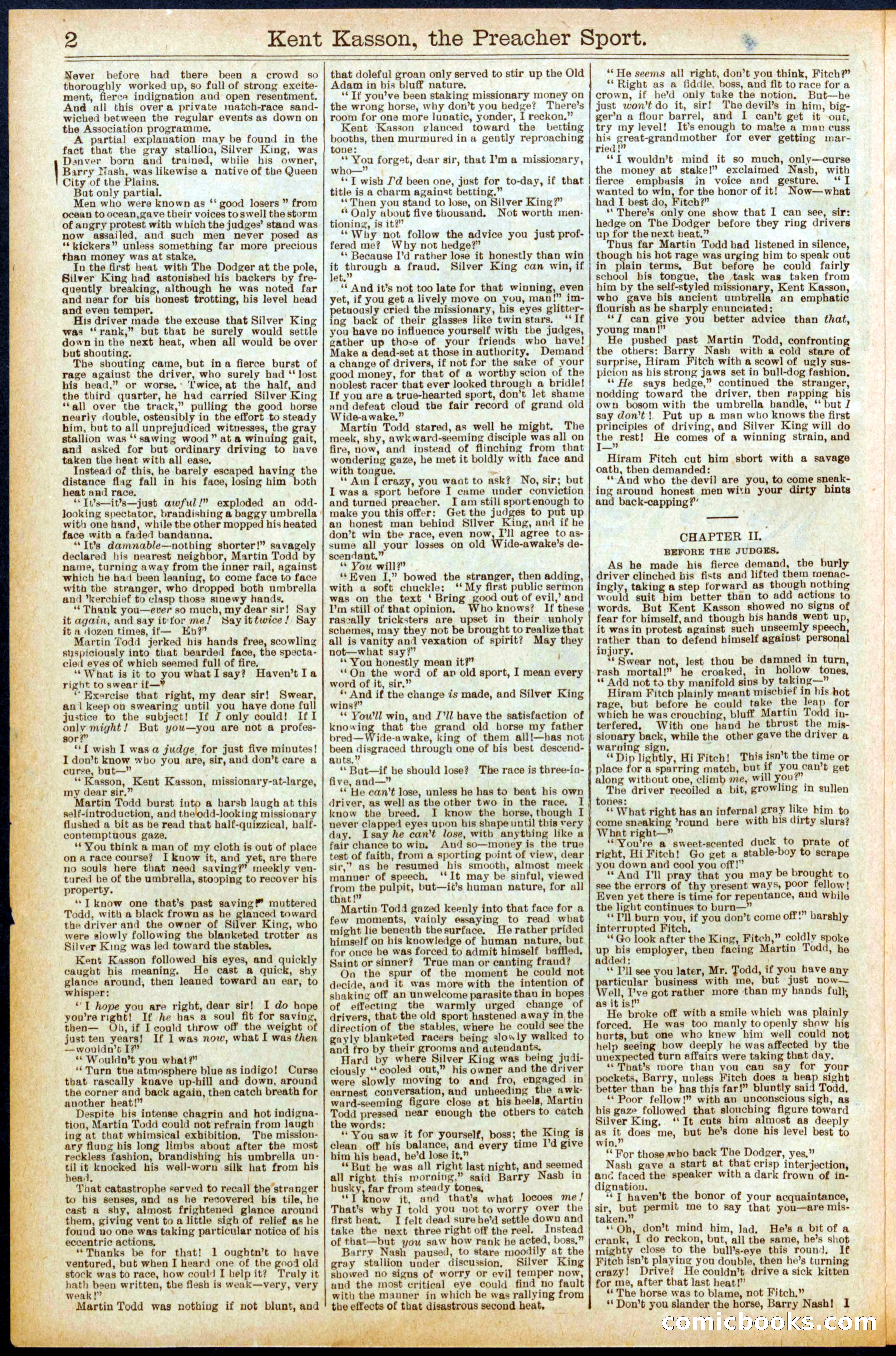 Beadle's Dime Library No. 693 — page 2 of 32