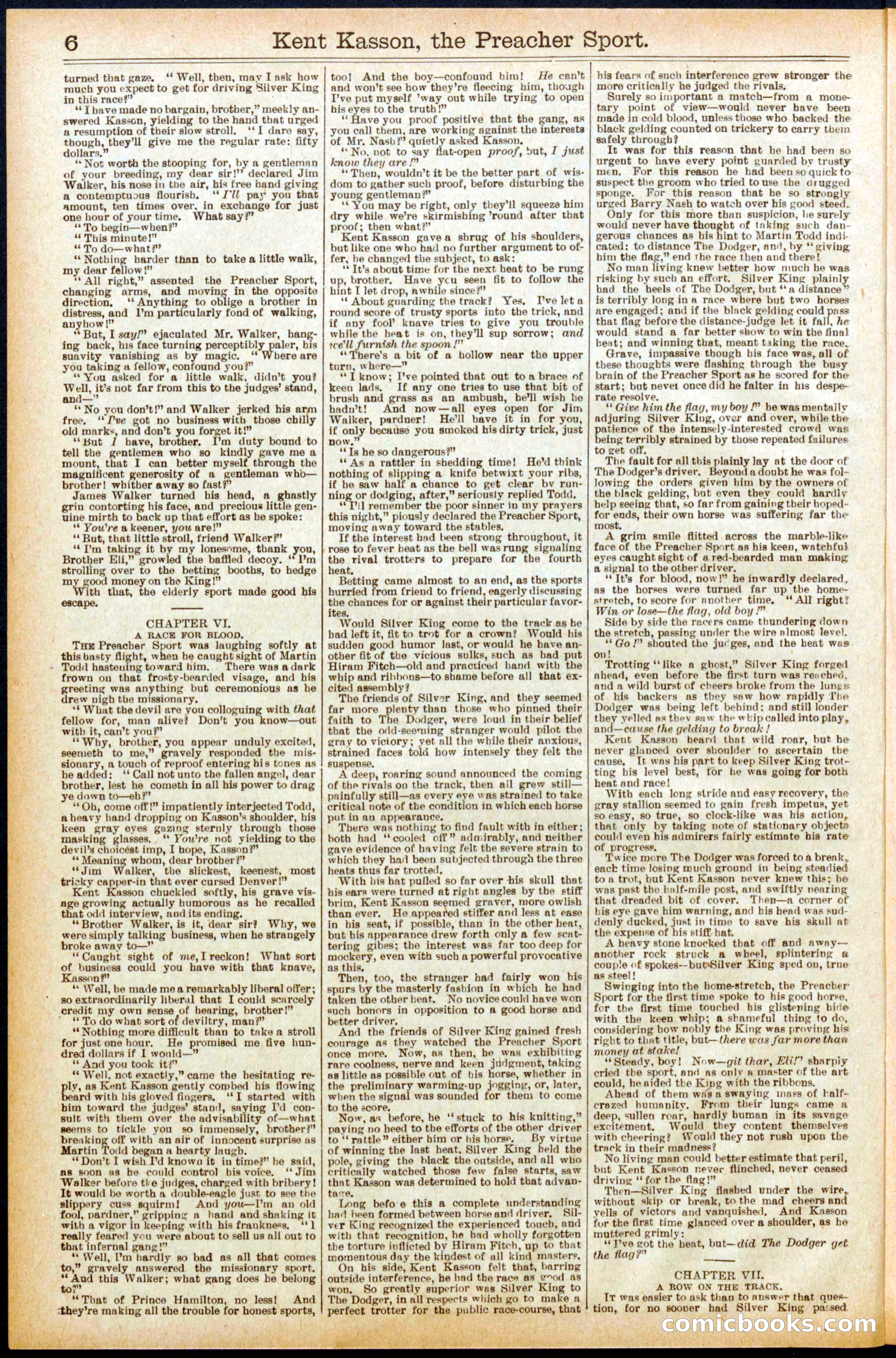 Beadle's Dime Library No. 693 — page 6 of 32