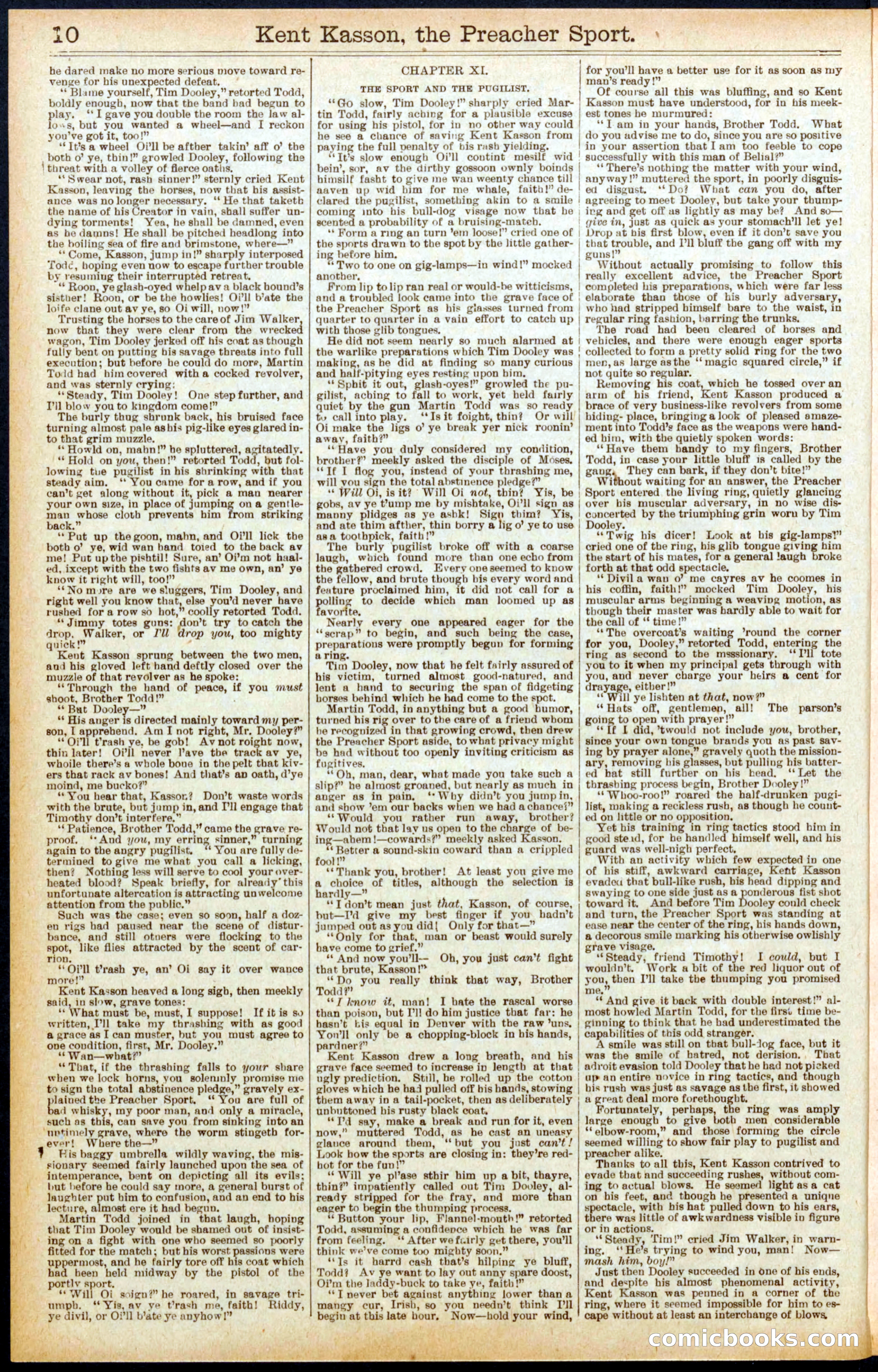 Beadle's Dime Library No. 693 — page 10 of 32