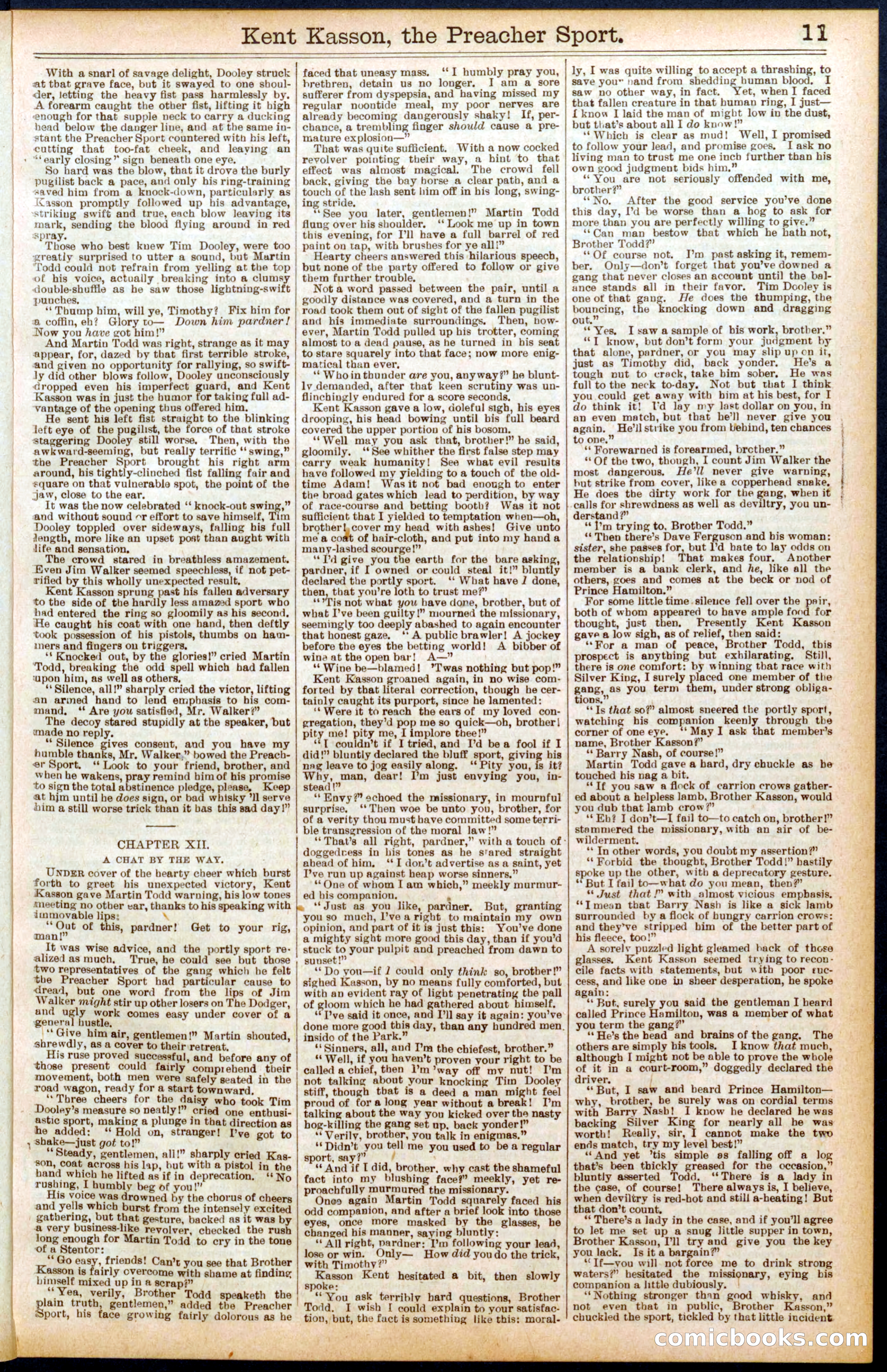 Beadle's Dime Library No. 693 — page 11 of 32