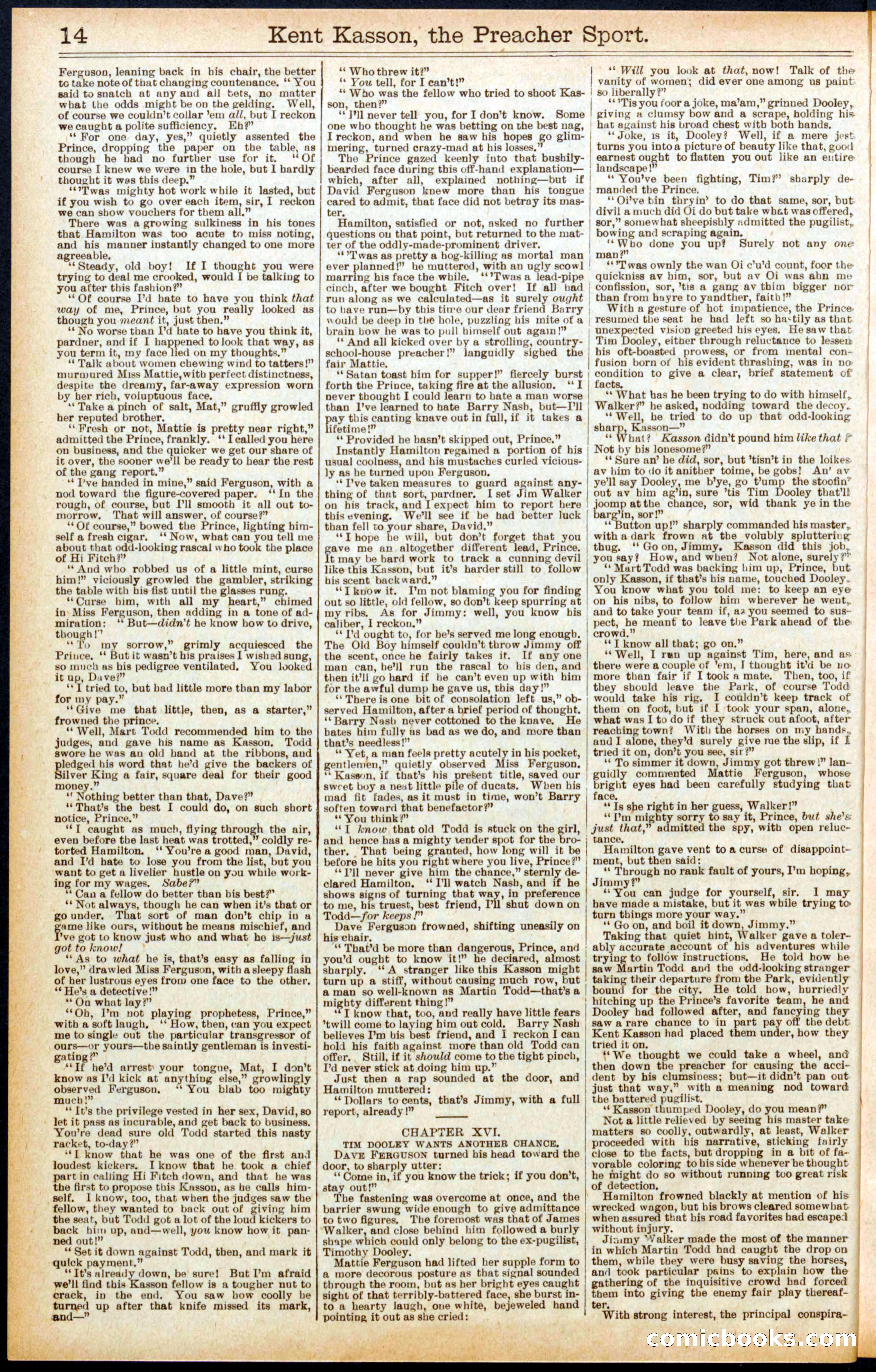 Beadle's Dime Library No. 693 — page 14 of 32