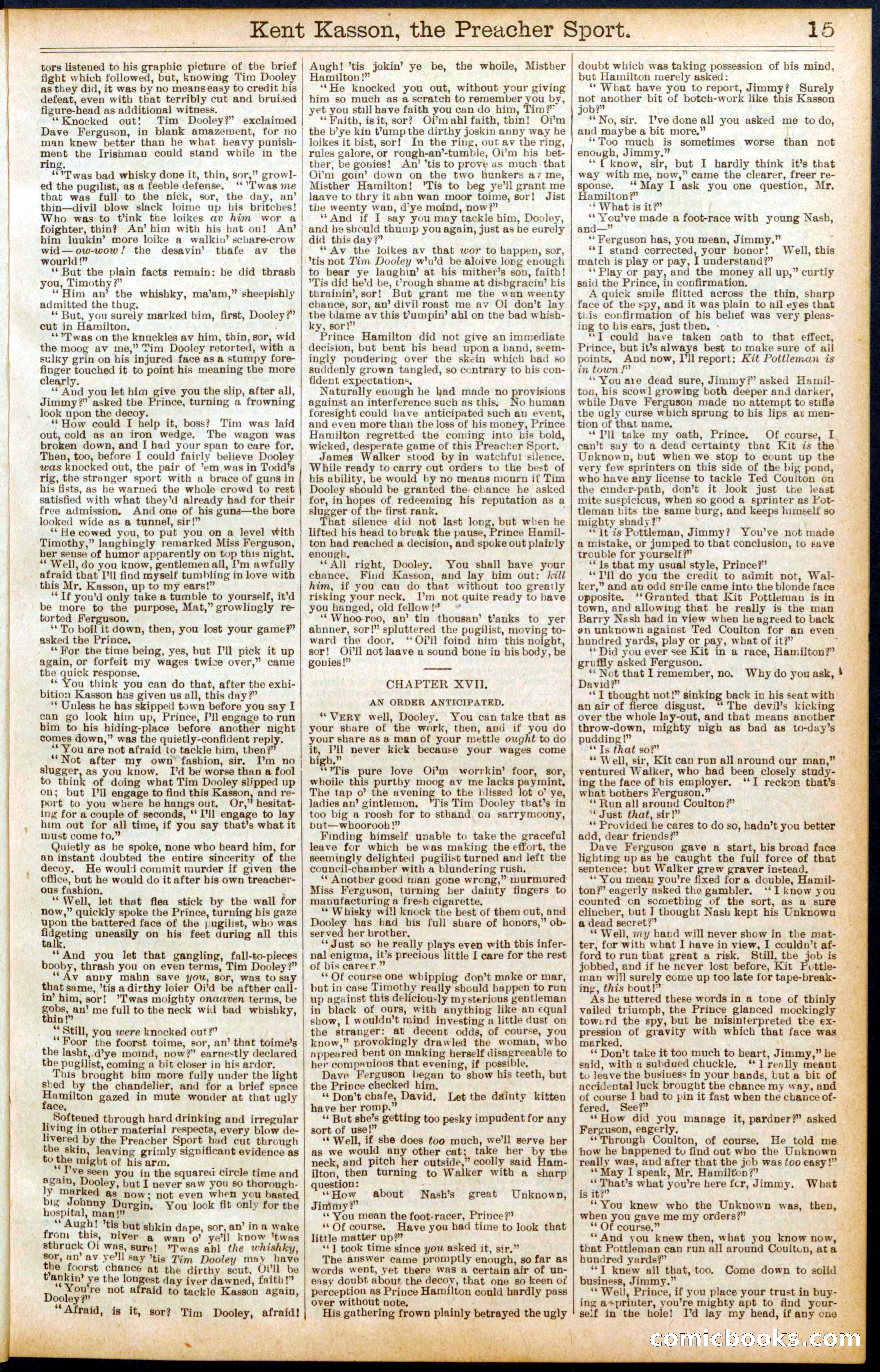Beadle's Dime Library No. 693 — page 15 of 32