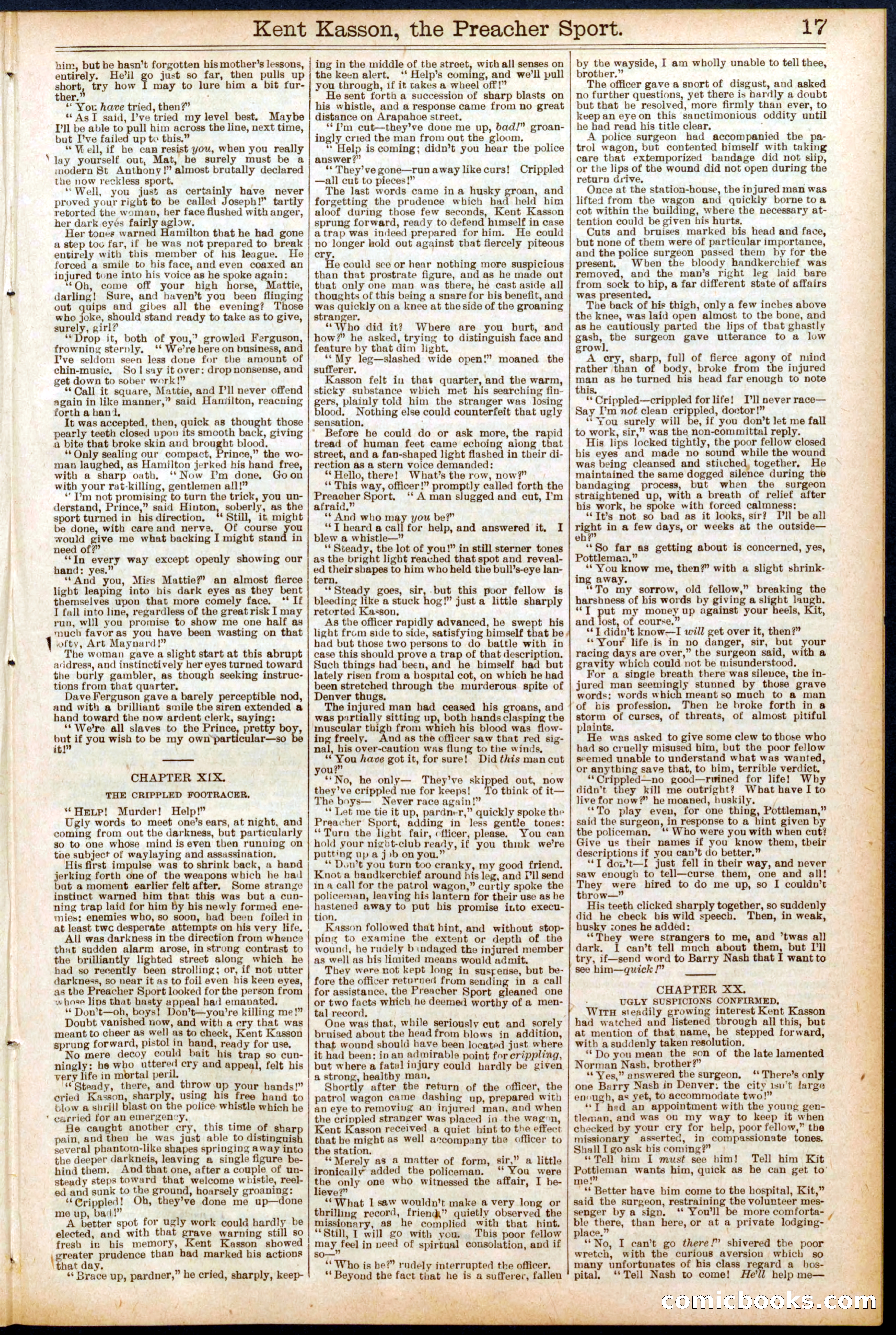 Beadle's Dime Library No. 693 — page 17 of 32